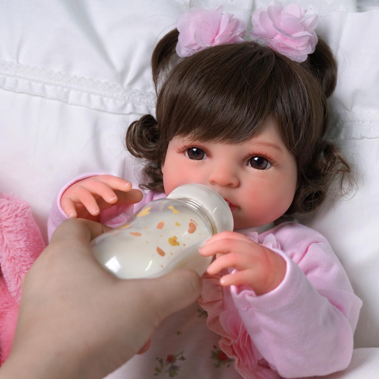 Foto 6 pulgar | Muñeca Reborn Babeside Relike Girl de 50 cm con Kit de Alimentación - Venta Internacional