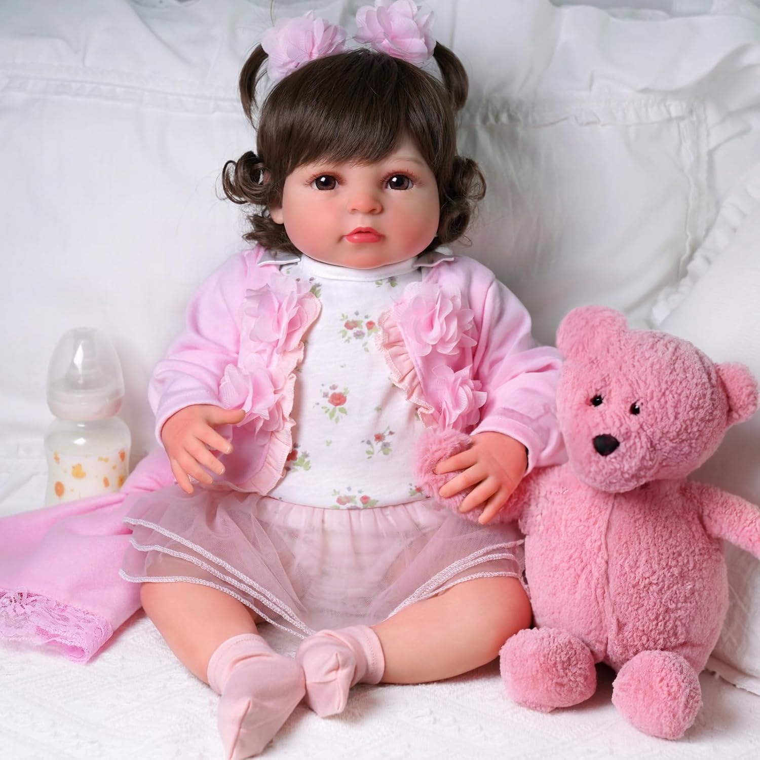 Foto 8 pulgar | Muñeca Reborn Babeside Relike Girl de 50 cm con Kit de Alimentación - Venta Internacional