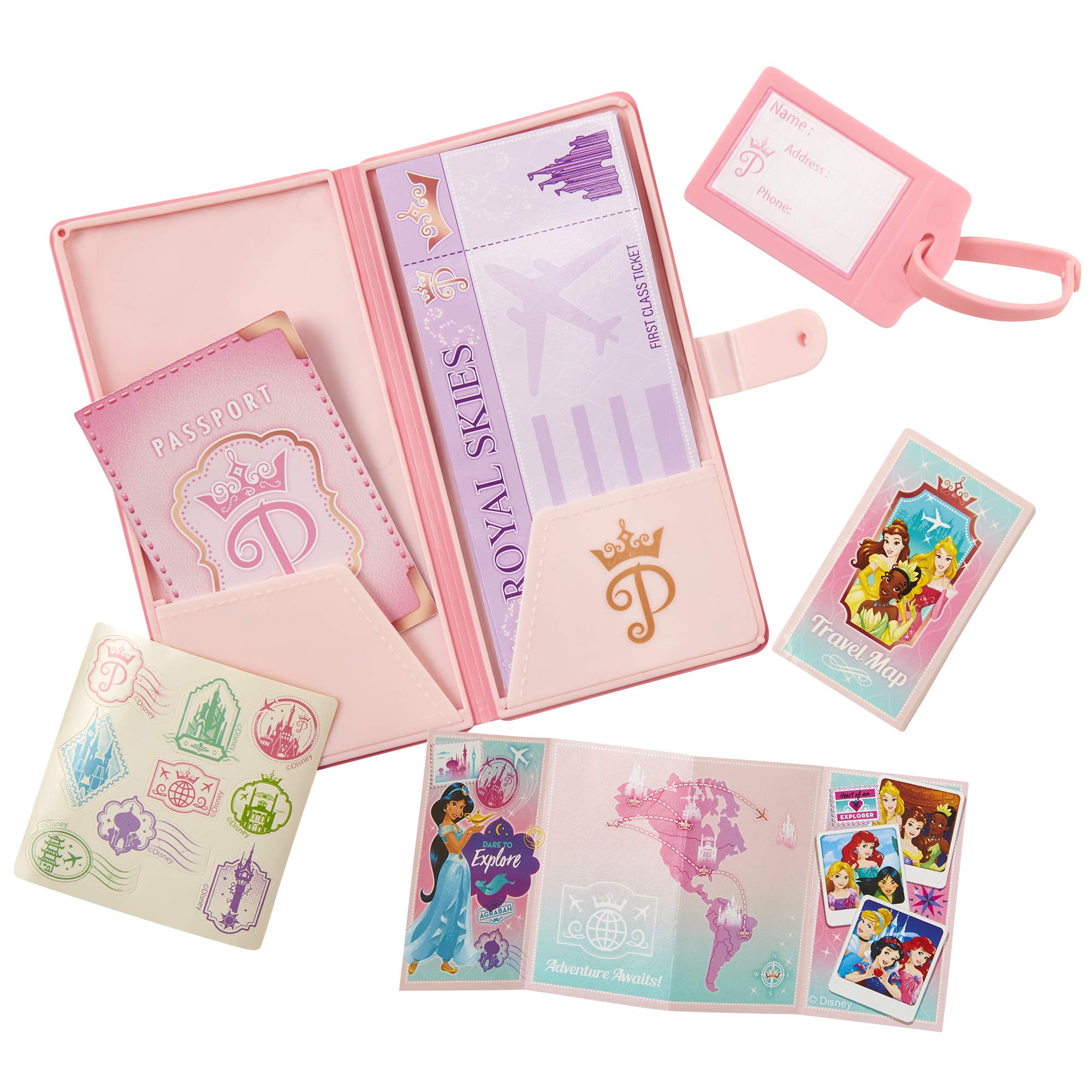 Foto 6 pulgar | Maleta de Viaje Play Set Disney Princess con 17 Accesorios - Venta Internacional