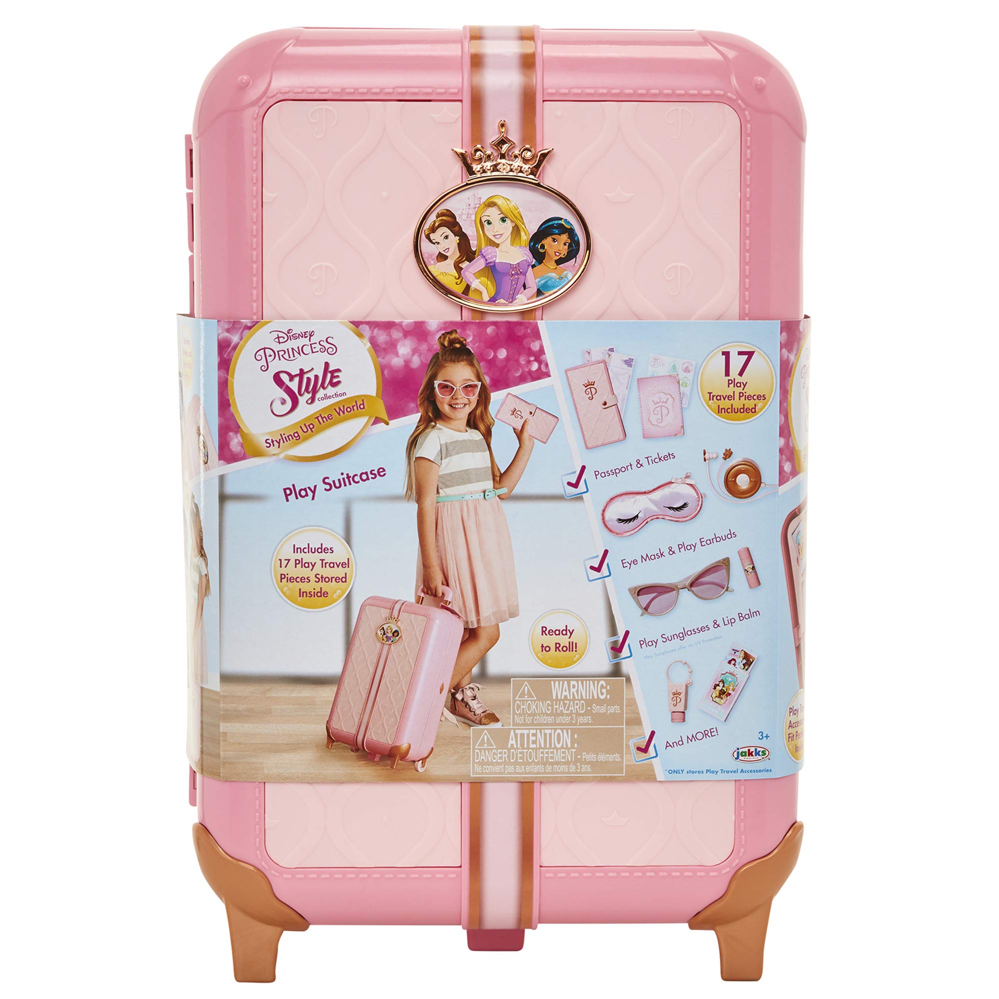 Foto 8 pulgar | Maleta de Viaje Play Set Disney Princess con 17 Accesorios - Venta Internacional