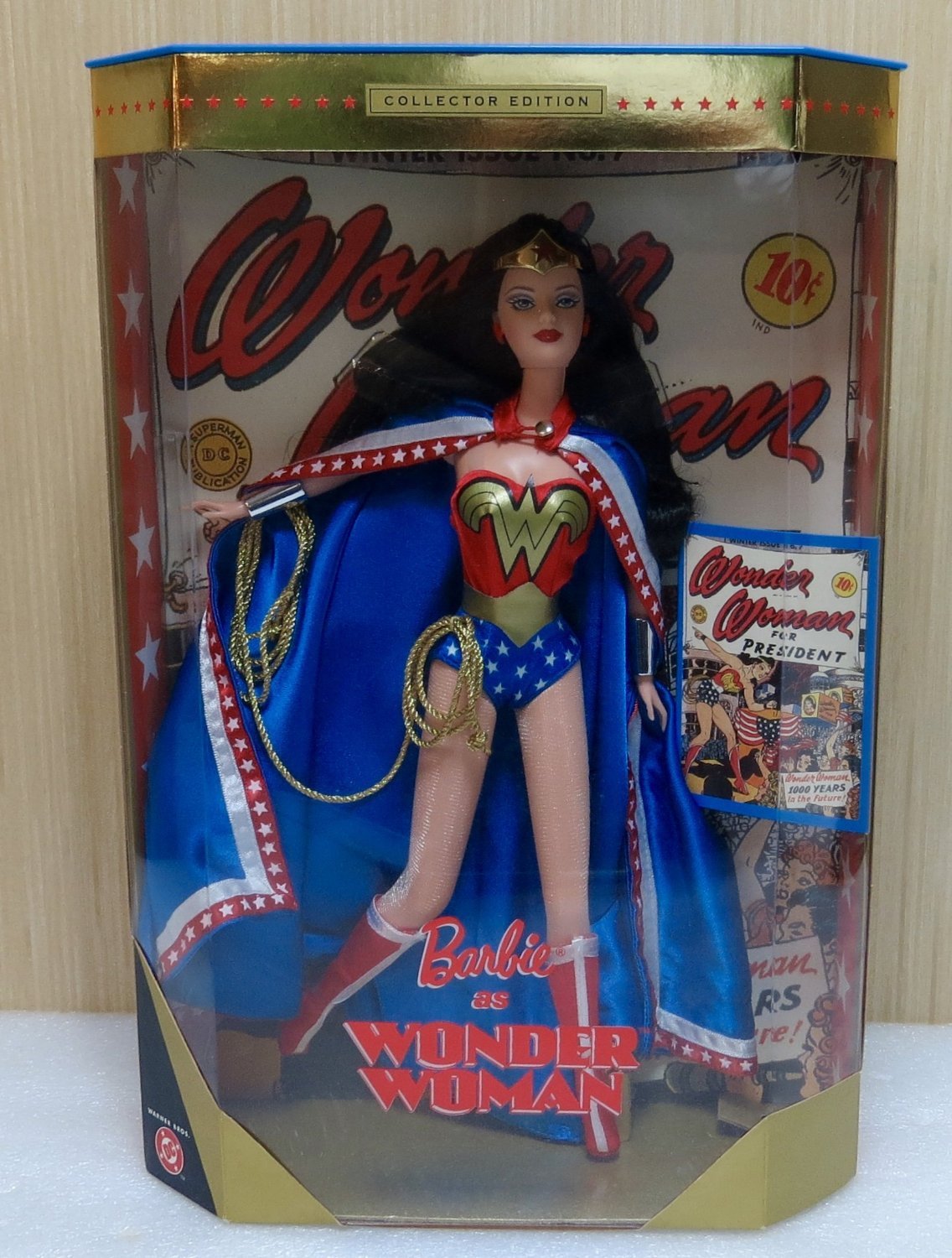 Foto 2 pulgar | Muñeca Barbie Wonder Woman Mattel Edición Coleccionista - Venta Internacional.