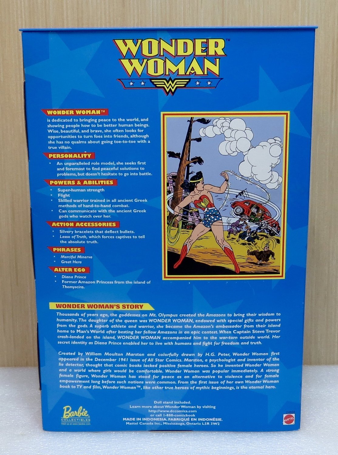 Foto 4 pulgar | Muñeca Barbie Wonder Woman Mattel Edición Coleccionista - Venta Internacional.
