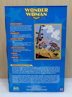 Foto 3 | Muñeca Barbie Wonder Woman Mattel Edición Coleccionista - Venta Internacional.