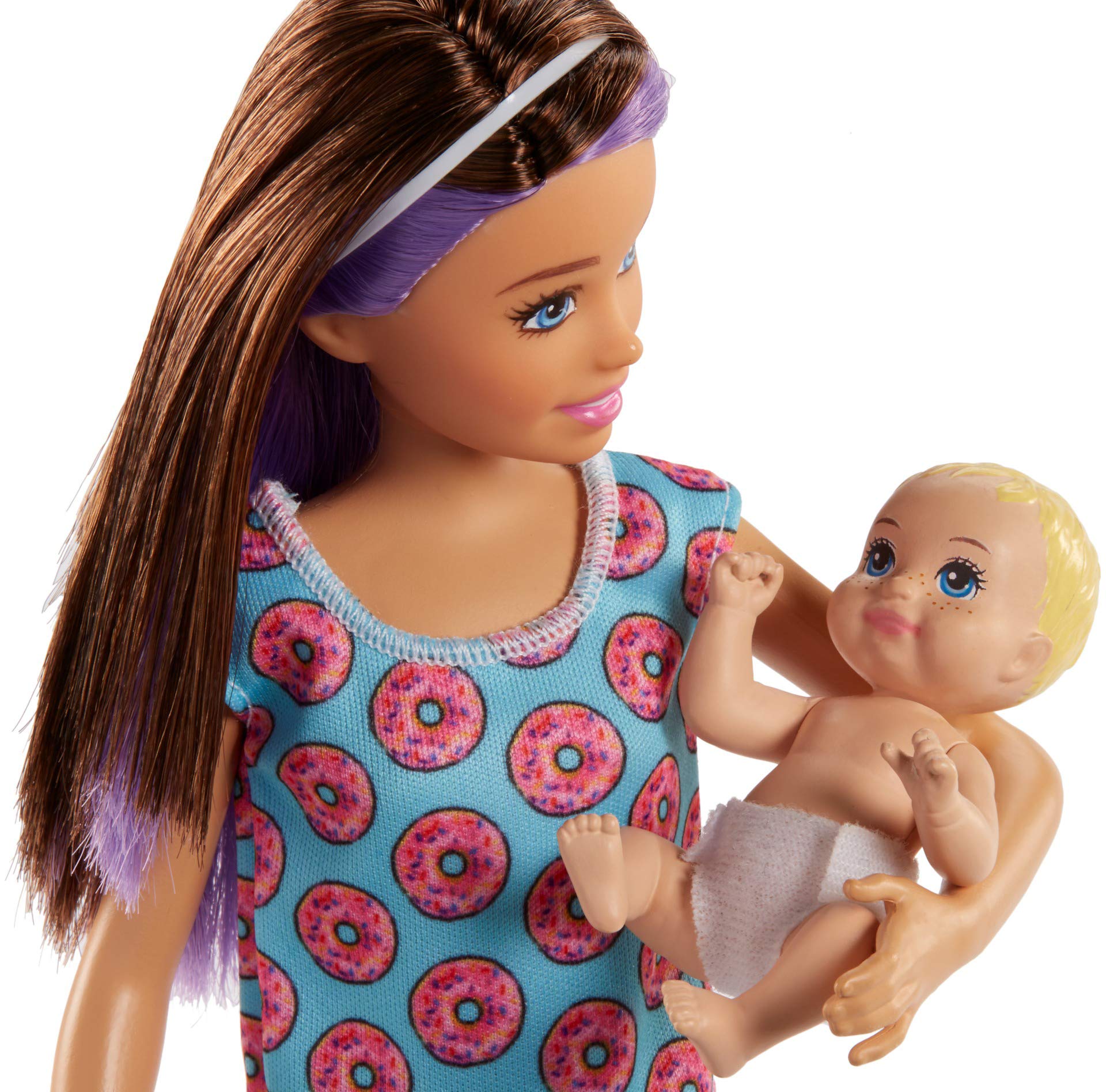 Foto 5 pulgar | Set Barbie Babysitting con Muñeca Skipper Friend y Muñeca - Venta Internacional