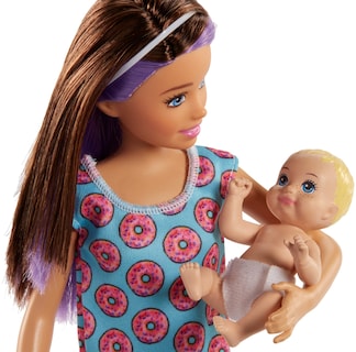 Foto 4 | Set Barbie Babysitting con Muñeca Skipper Friend y Muñeca - Venta Internacional