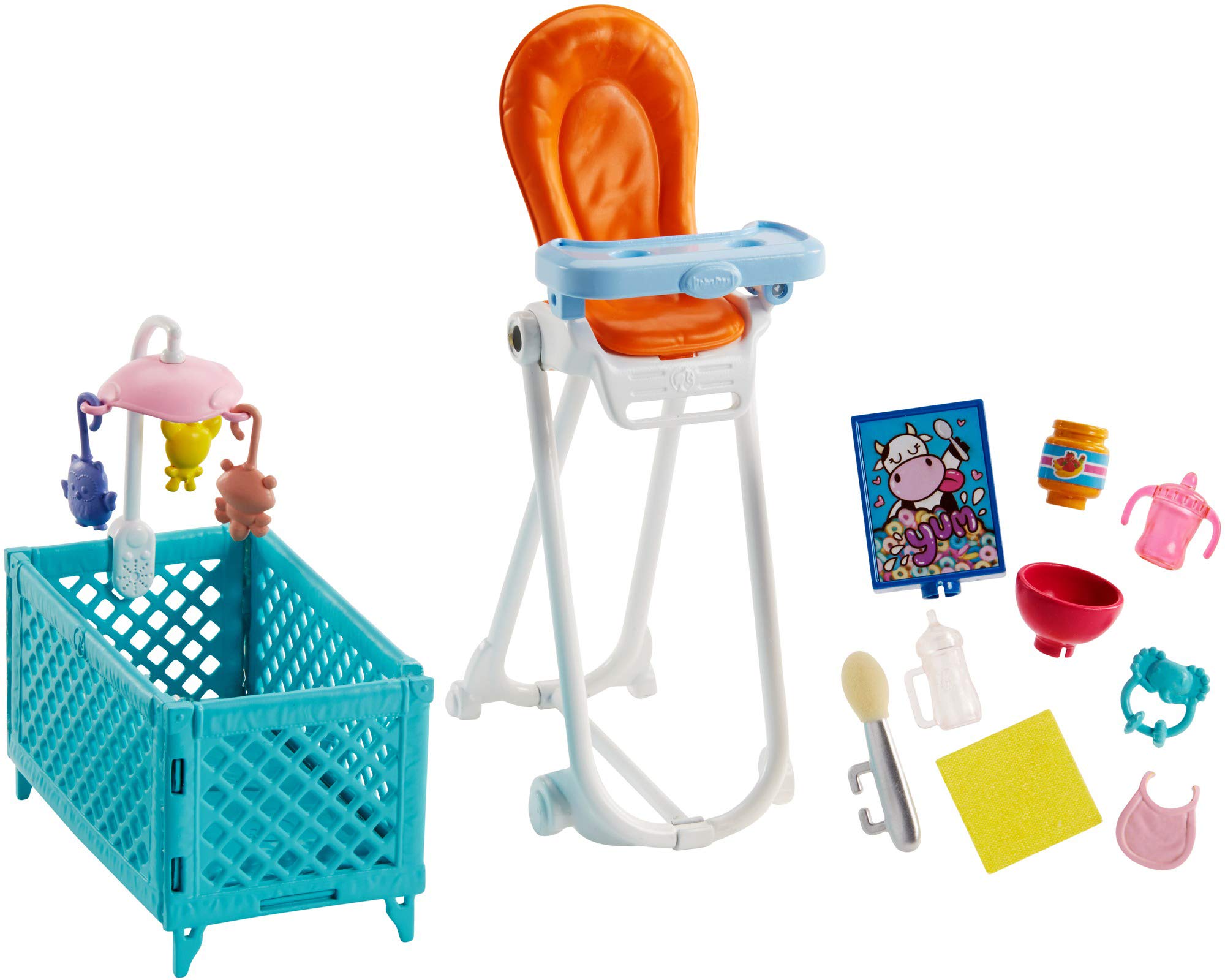 Foto 6 pulgar | Set Barbie Babysitting con Muñeca Skipper Friend y Muñeca - Venta Internacional
