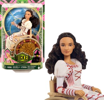 Foto 1 | Muñeca De Moda Mattel Universal Wicked Nessarose Con Silla De Ruedas - Venta Internacional.