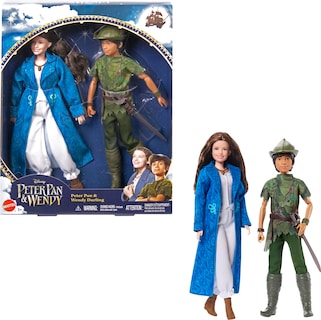 Foto 1 | Set Coleccionable Mattel Disney Peter Pan Y Wendy Con Muñecas De Moda - Venta Internacional.