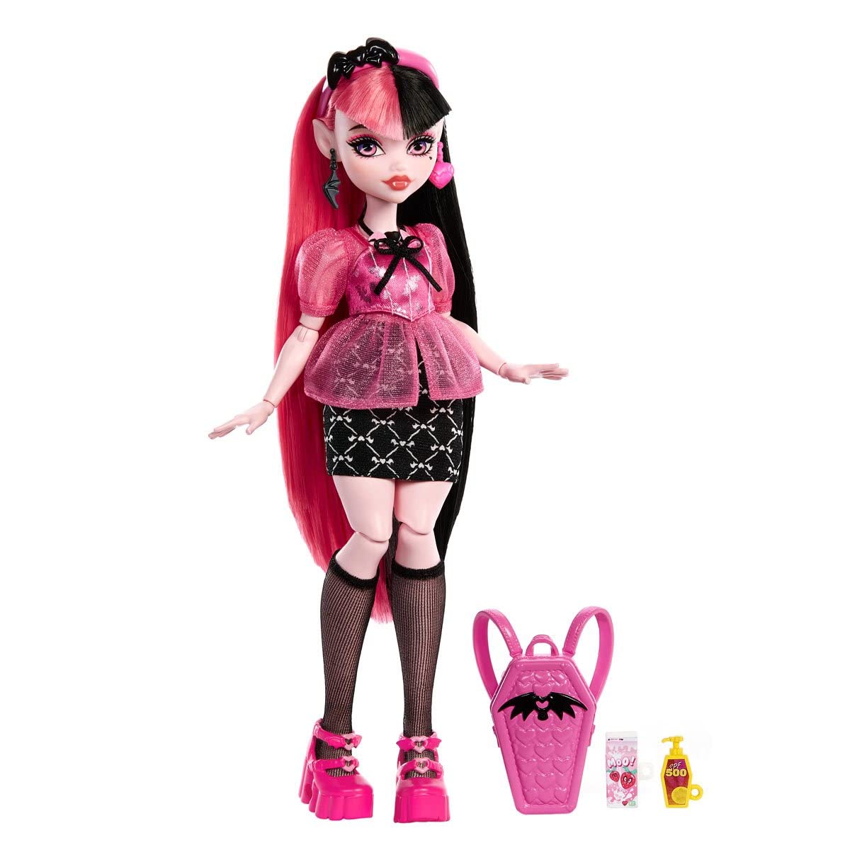 Foto 3 | Muñeca Articulada Monster High Draculaura 25 Cm 2022 Mthky71 - Venta Internacional.