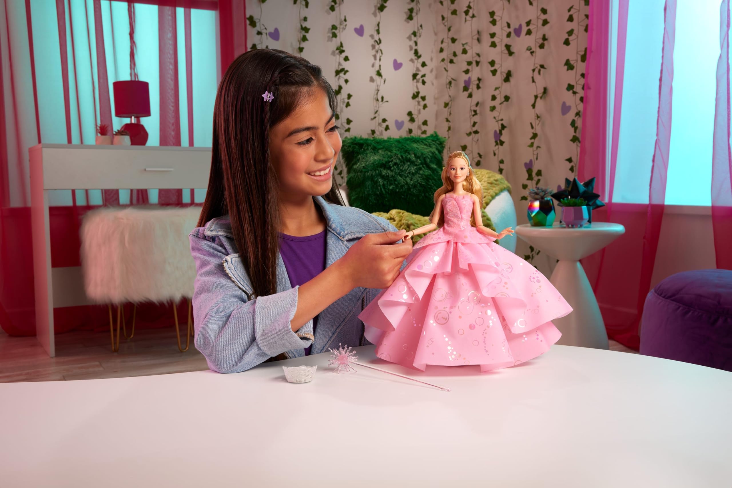 Foto 2 | Muñeca De Moda Mattel Universal Wicked Deluxe Glinda Con Acc - Venta Internacional.