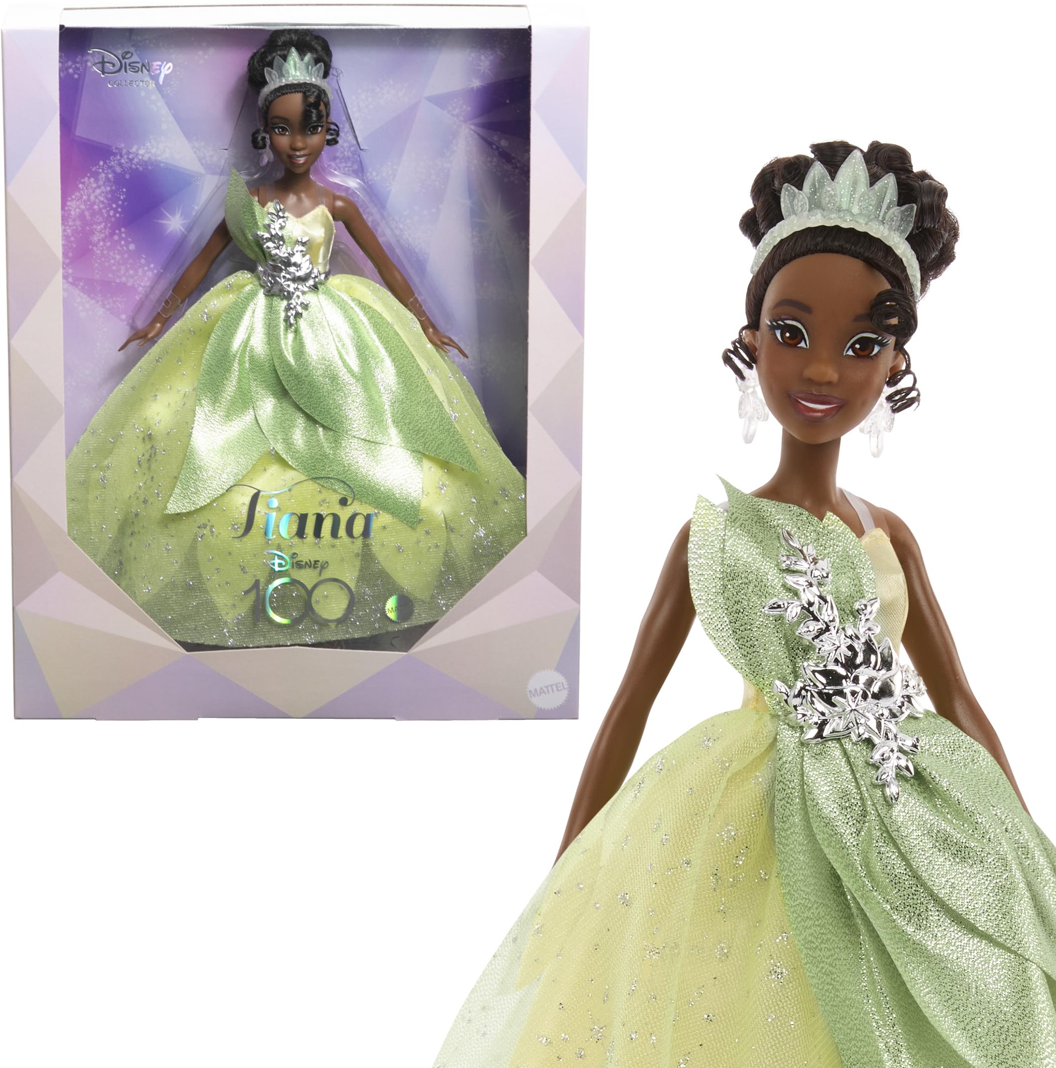 Foto 2 pulgar | Muñeca De Coleccionista Mattel Disney Princess Tiana 100 Years - Venta Internacional.