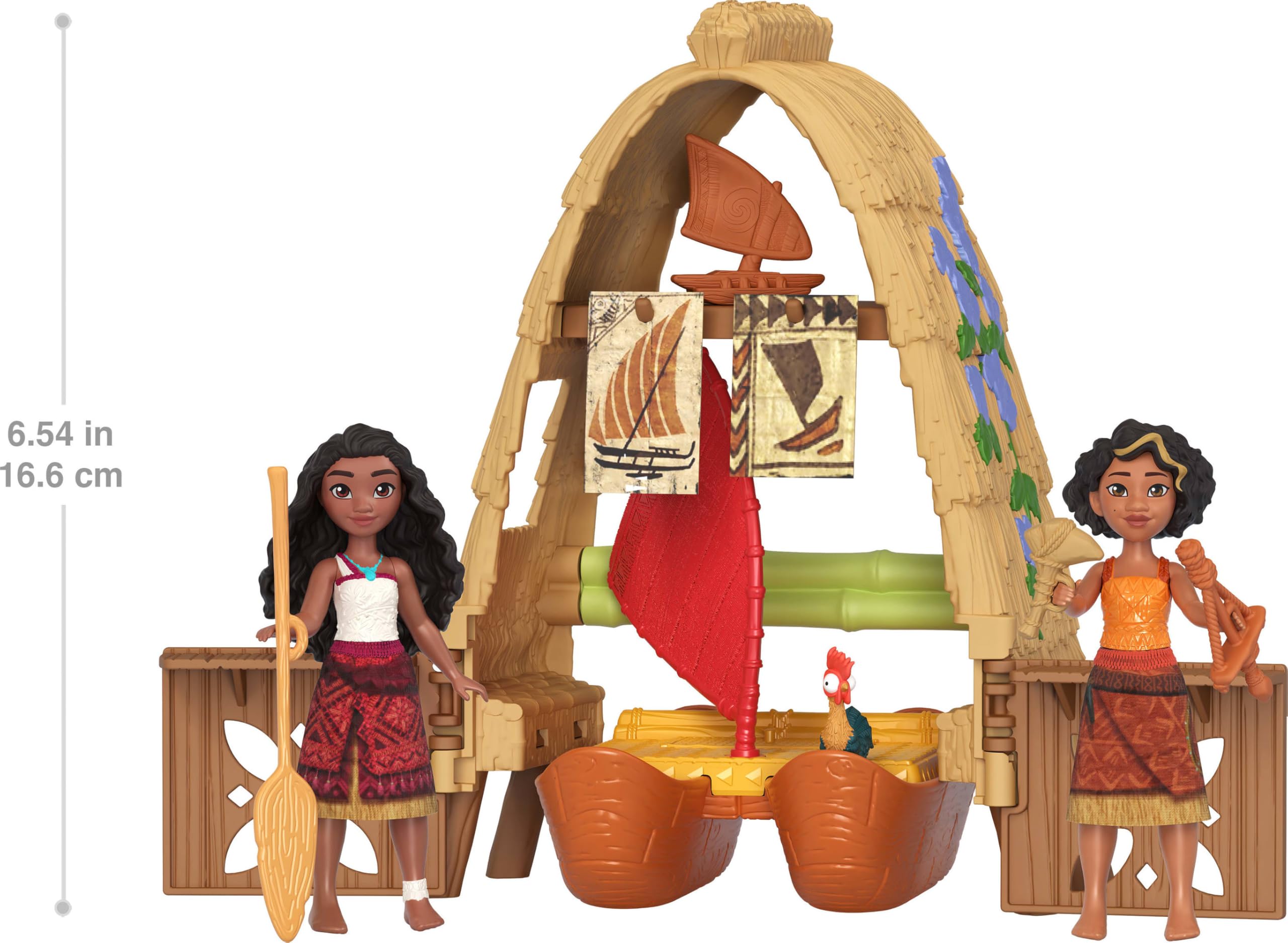 Foto 6 pulgar | Toy Mattel Disney Moana 2 Moana & Loto's Workshop Con Acc - Venta Internacional.