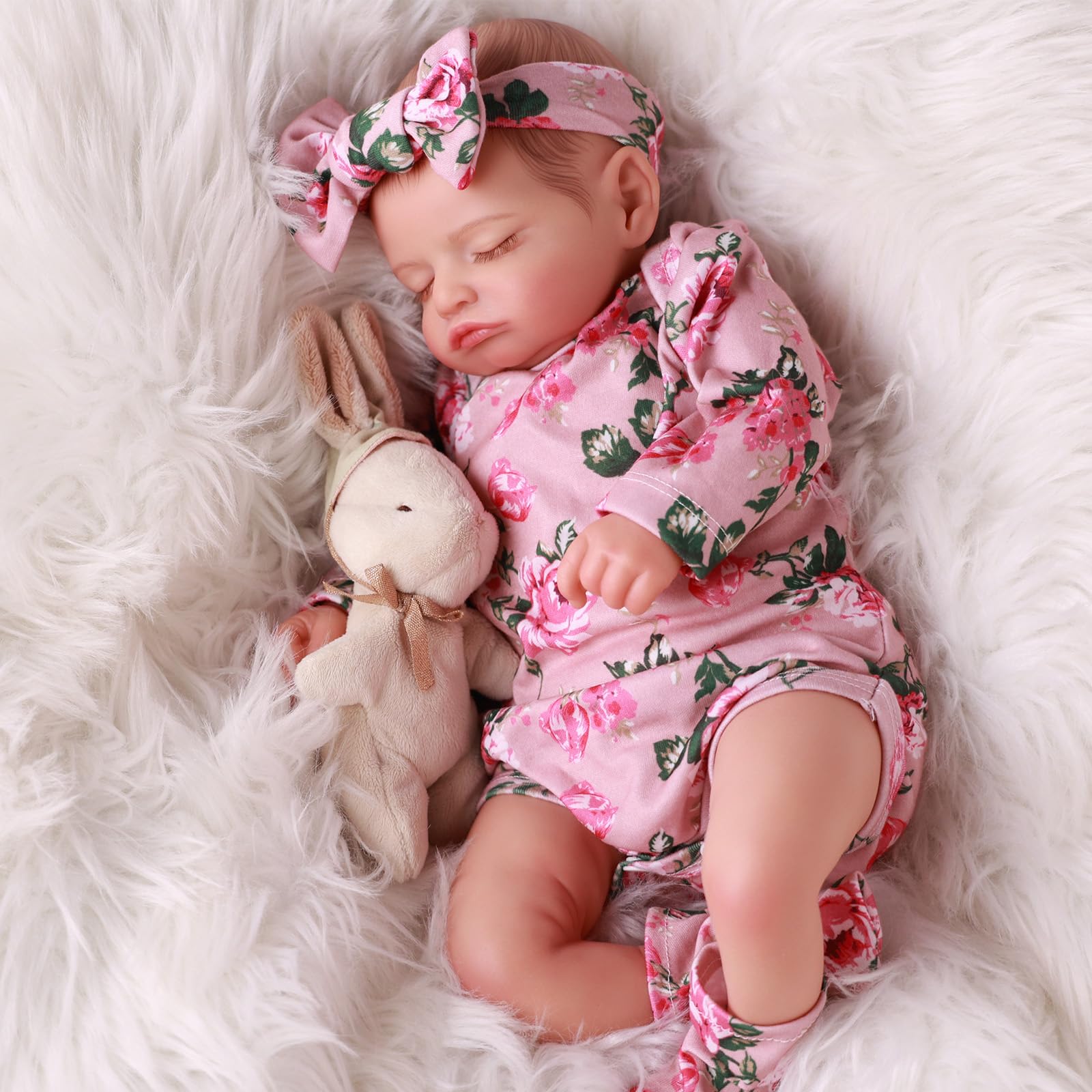 Foto 5 pulgar | Muñeca Reborn Babeside Para Dormir, 50 Cm, Cuerpo Suave Y Realista - Venta Internacional.