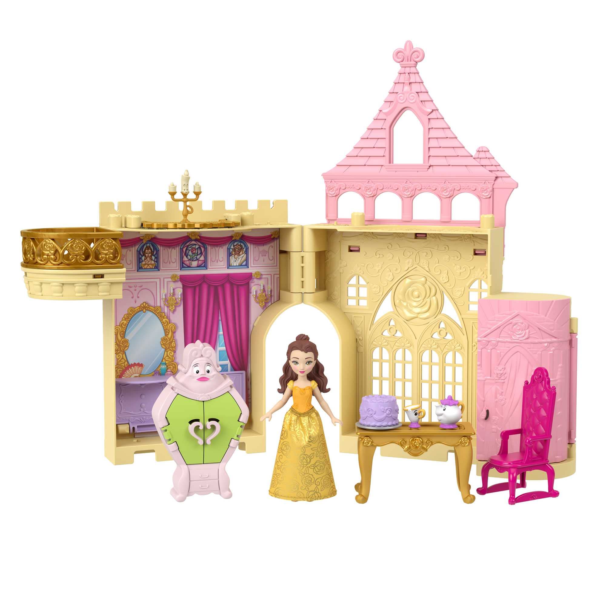 Foto 1 | Casa De Muñecas Mattel Disney Princess Storytime Stackers Belle's Castle - Venta Internacional.