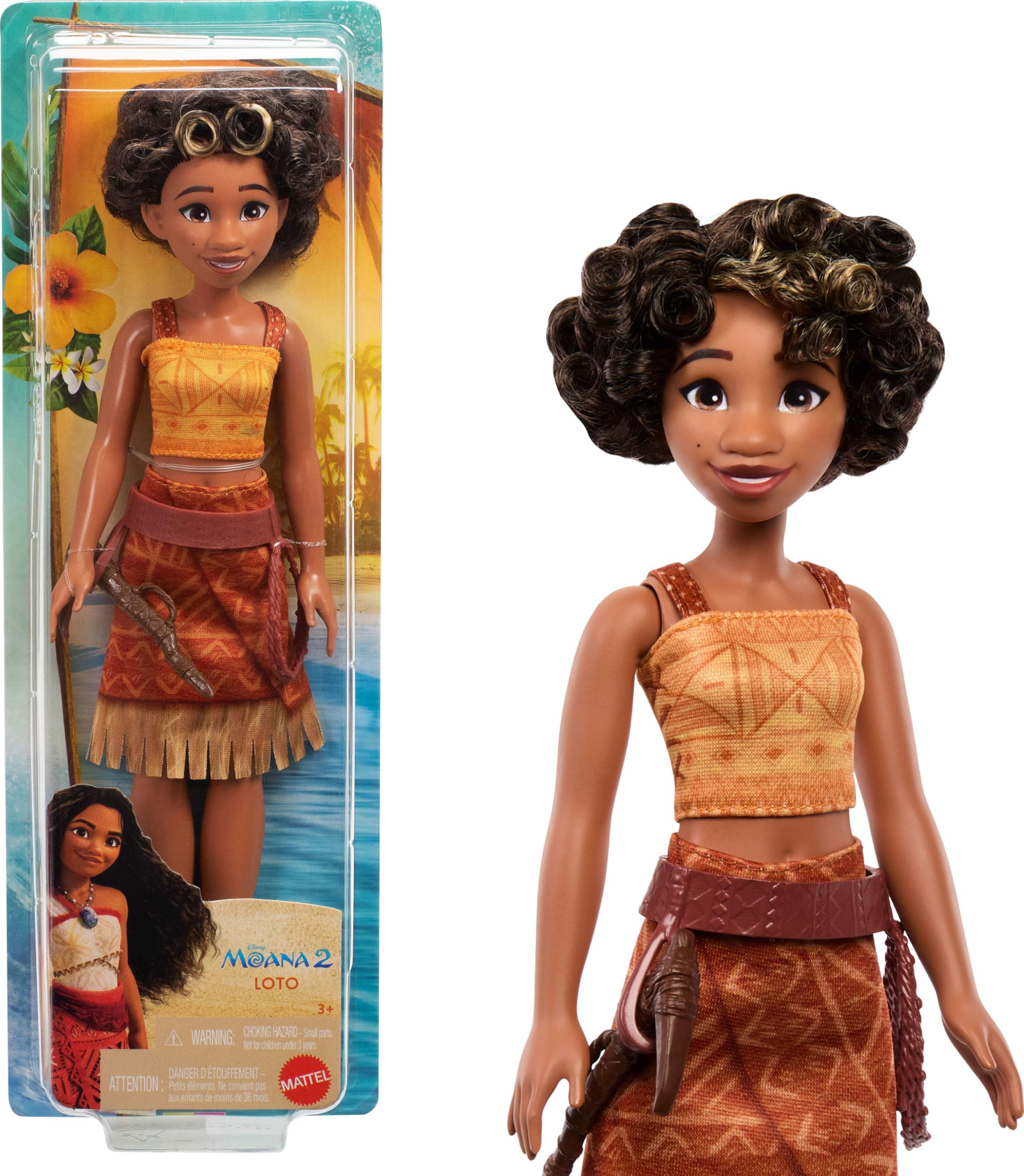 Foto 2 pulgar | Muñeca De Moda Mattel Disney Moana 2 Loto Con 2 Accesorios - Venta Internacional.