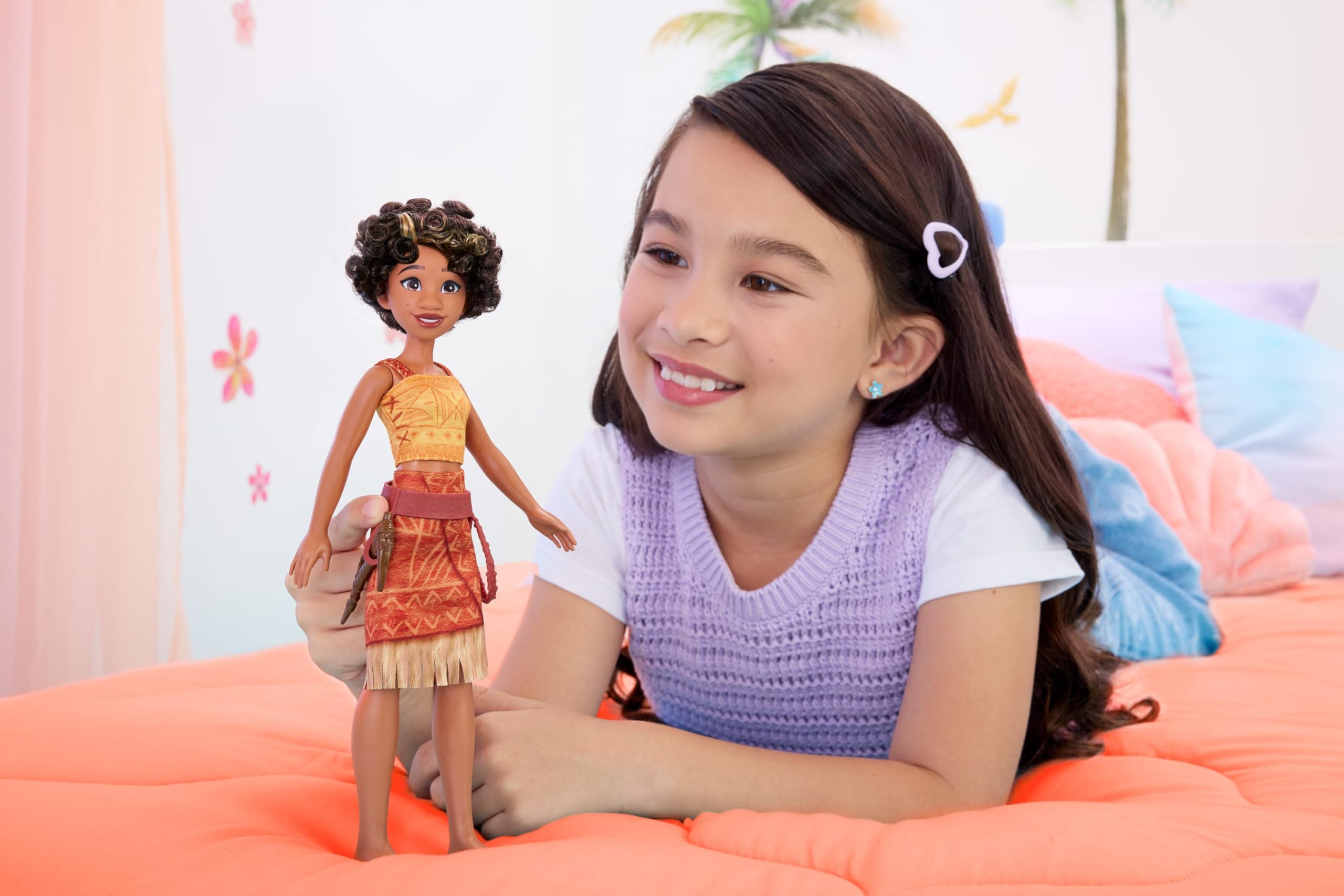 Foto 3 pulgar | Muñeca De Moda Mattel Disney Moana 2 Loto Con 2 Accesorios - Venta Internacional.