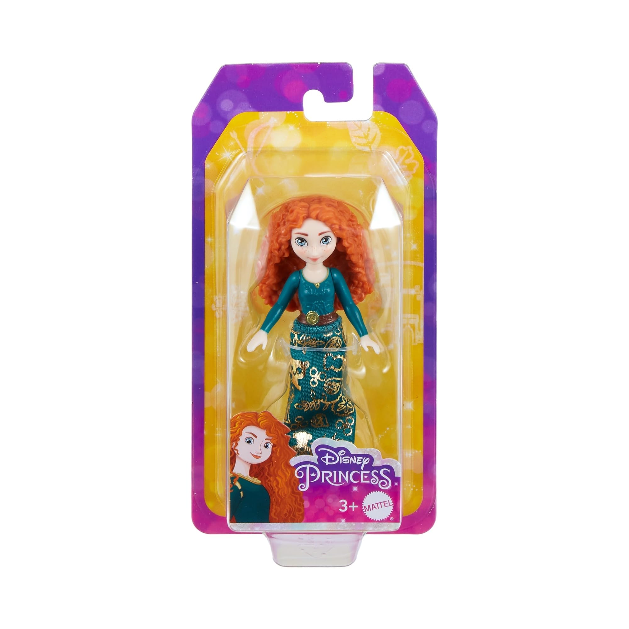Foto 3 pulgar | Muñeca Pequeña De La Princesa Disney Mérida Mattel Inspirada En Brave - Venta Internacional.