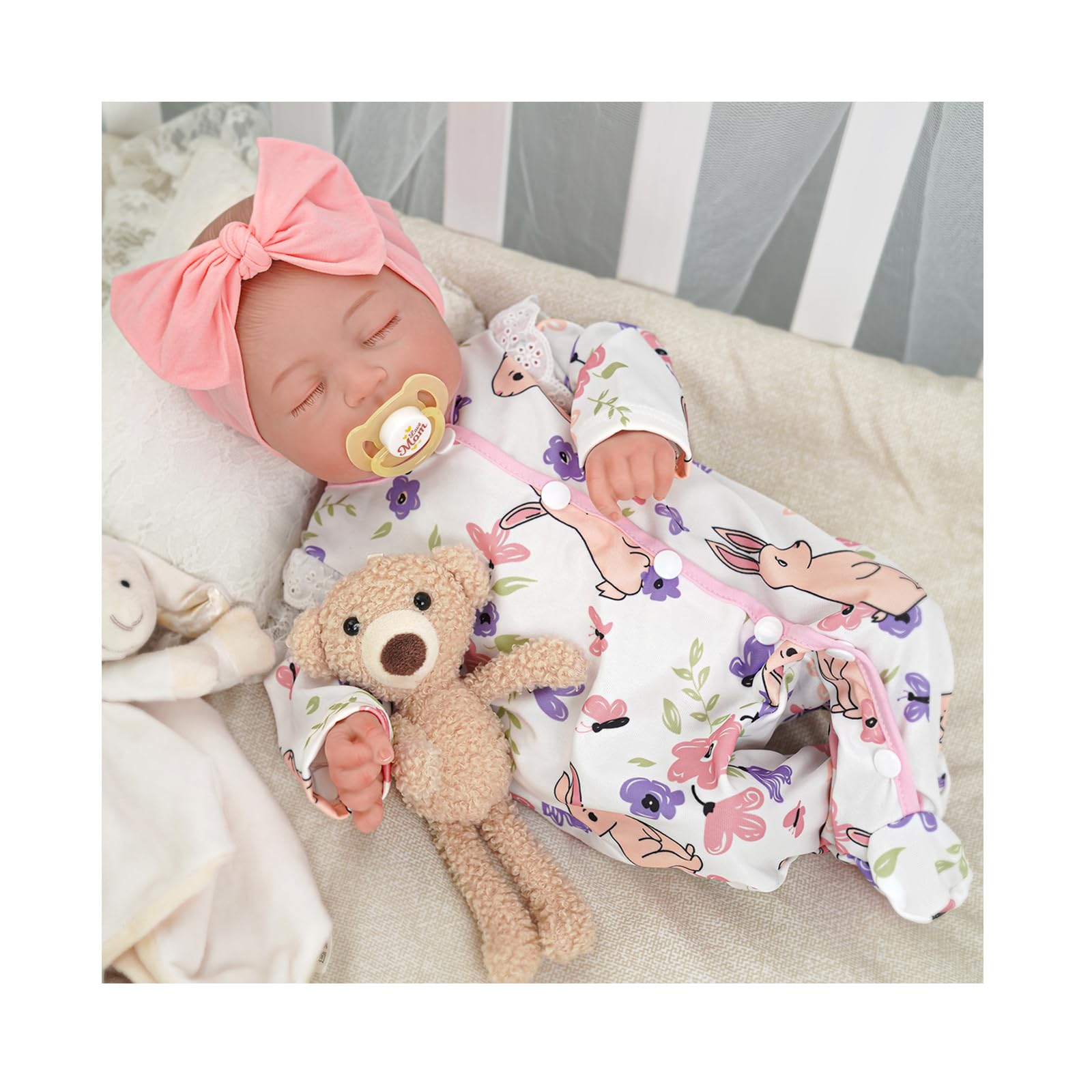 Foto 2 pulgar | Muñeca Reborn Babeside Connie De 50 Cm Con Accesorios Completos - Venta Internacional