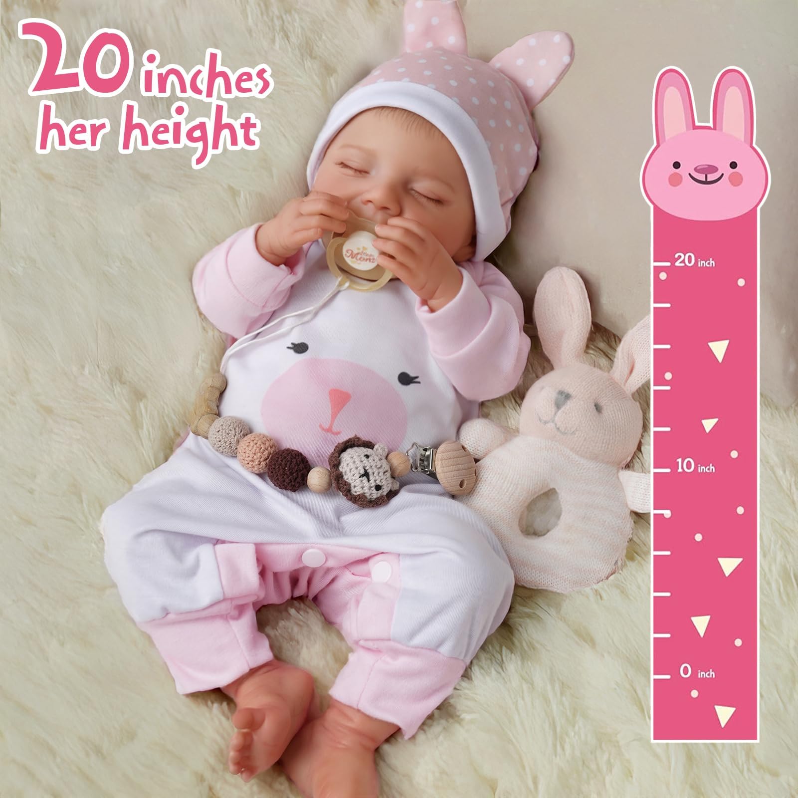Foto 5 pulgar | Muñeca Babeside Relike Vinilo De Cuerpo Completo 53,3 Cm - Venta Internacional