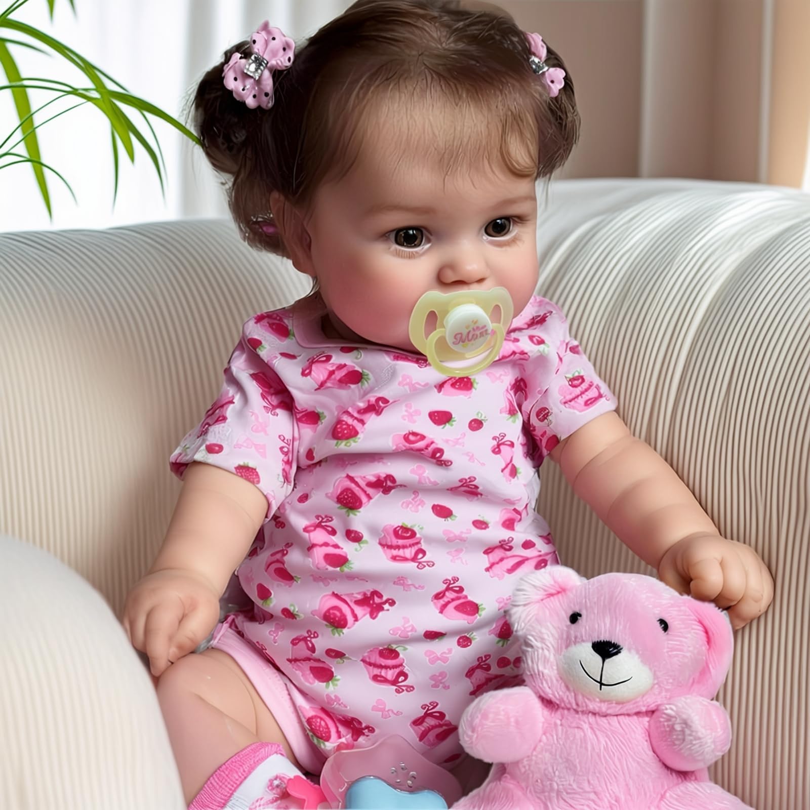 Foto 2 pulgar | Muñeca Jizhi Realista Para Recién Nacido, 50 Cm, Con Caja De Regalo - Venta Internacional.