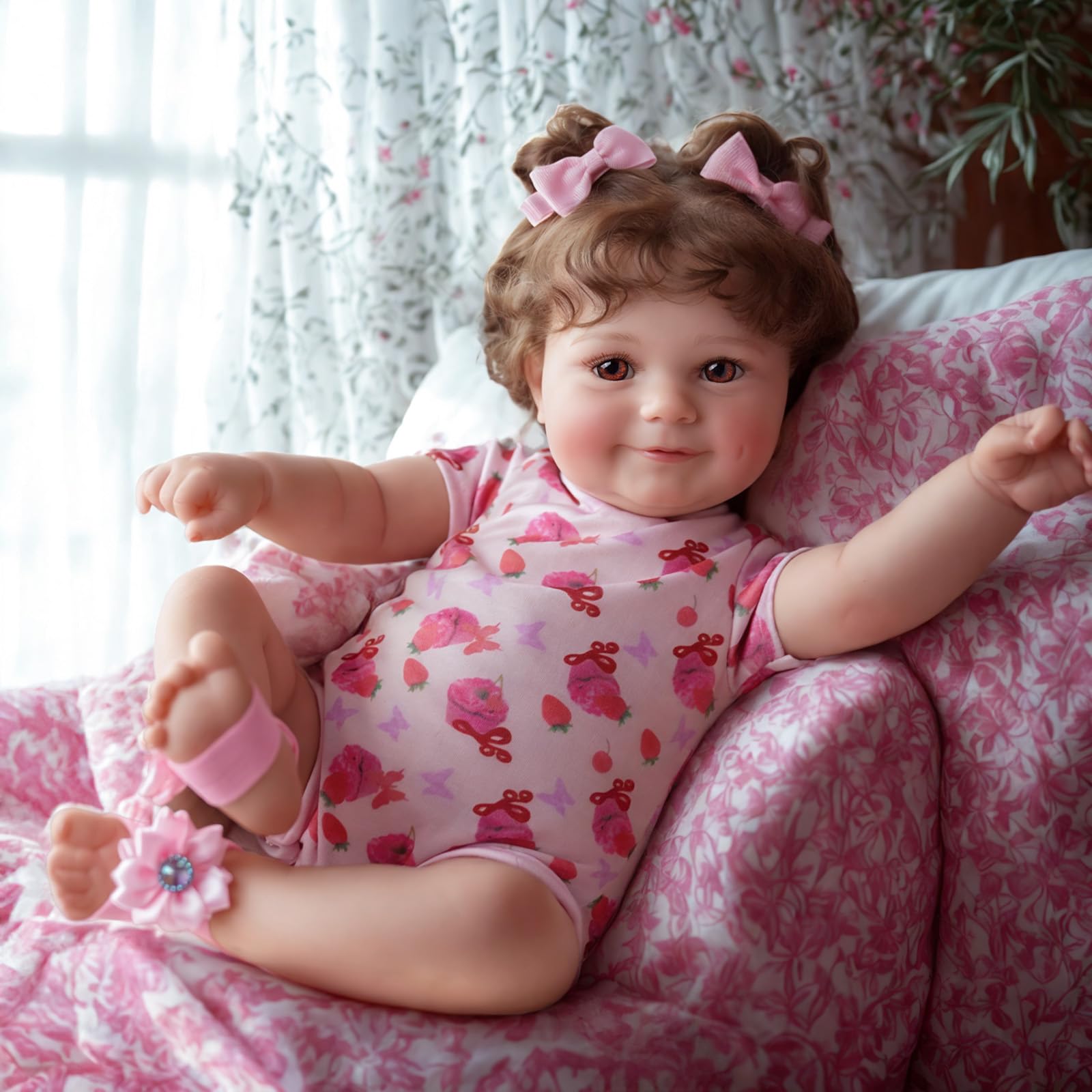 Foto 8 pulgar | Muñeca Jizhi Realista Para Recién Nacido, 50 Cm, Con Caja De Regalo - Venta Internacional.