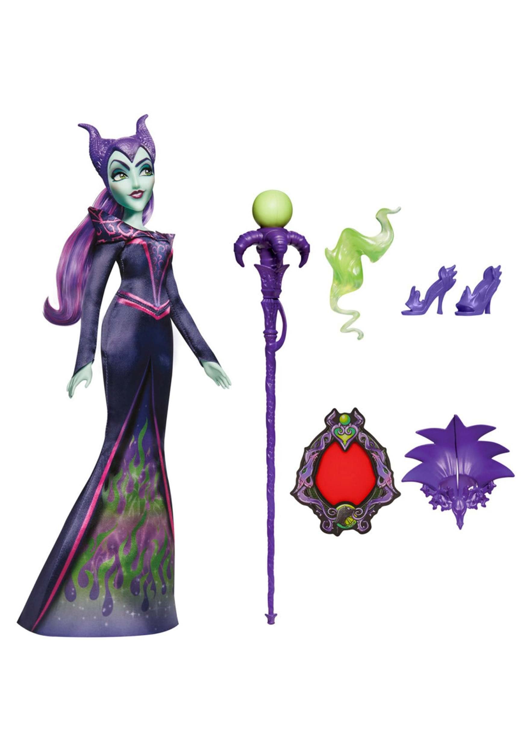 Foto 4 pulgar | Muñeca Disney Villains Maléfica con Accesorios 11 Pulgadas - Venta Internacional