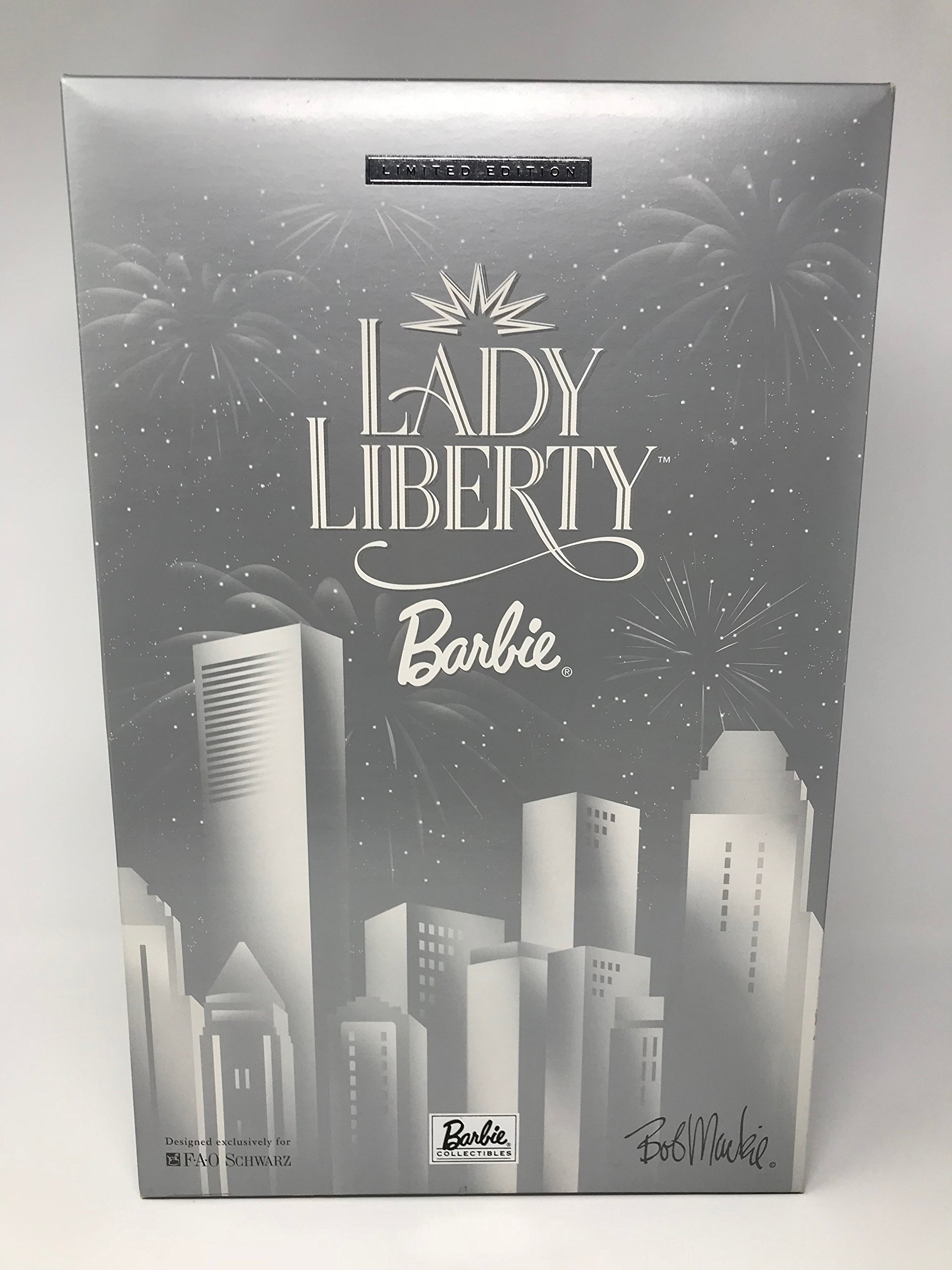 Foto 5 pulgar | Muñeca Barbie Mattel Bob Mackie Lady Liberty 26934 - Venta Internacional.