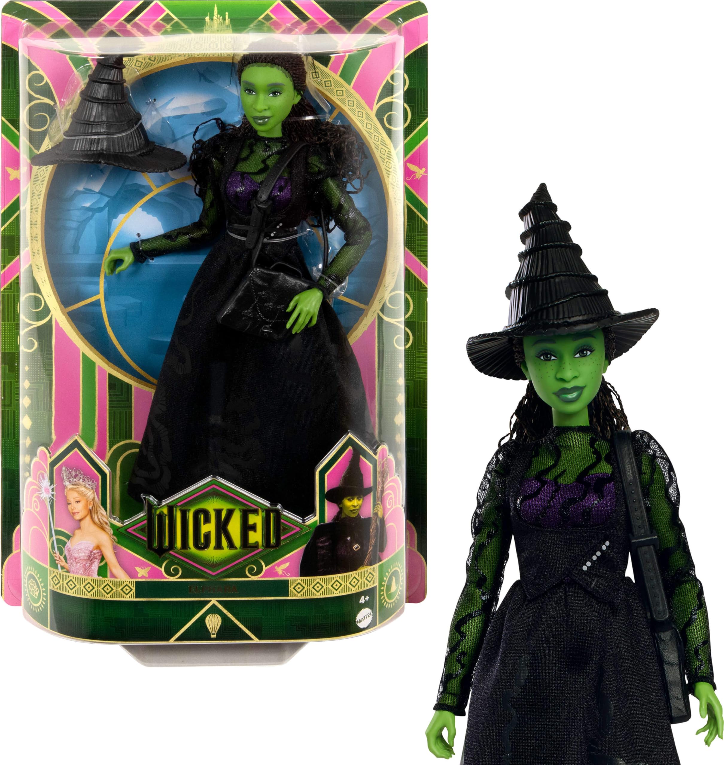 Muñeca De Moda Mattel Universal Wicked Elphaba Con Accesorios - Venta Internacional.