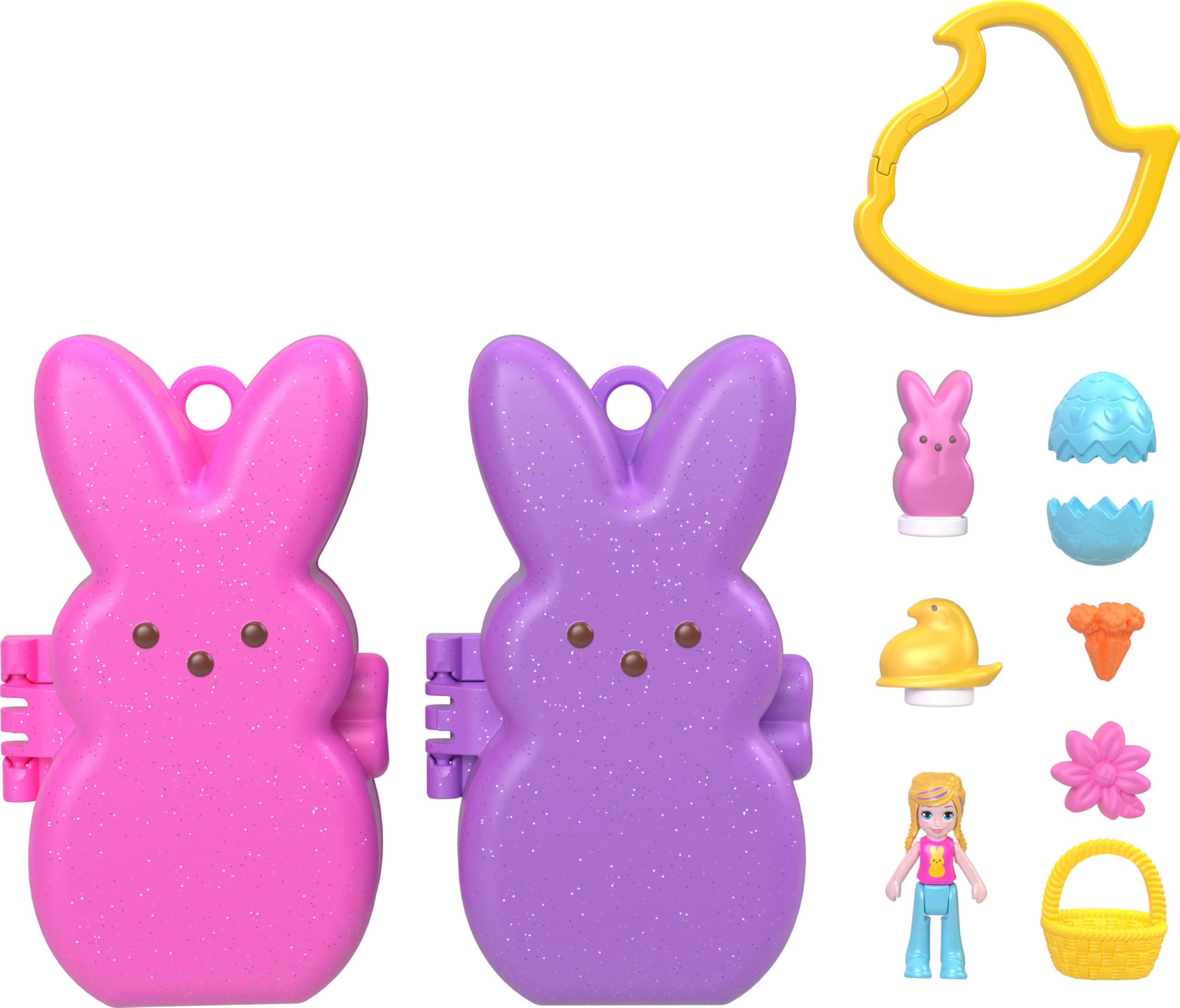 Foto 1 | Toy Polly Pocket X Peeps Con 6 Micromuñecas Y 2 Sets De Juego - Venta Internacional.