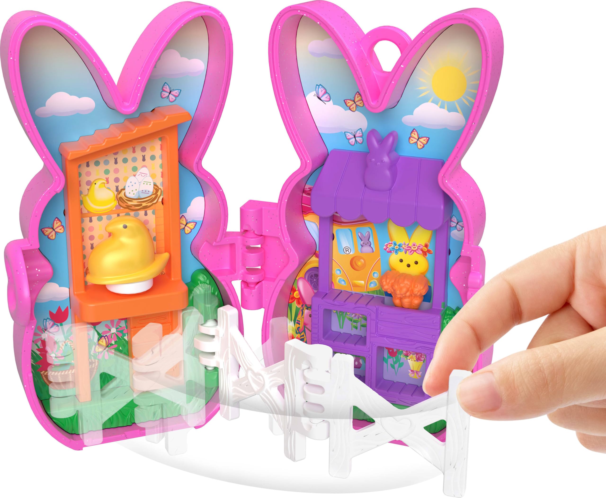 Foto 4 | Toy Polly Pocket X Peeps Con 6 Micromuñecas Y 2 Sets De Juego - Venta Internacional.
