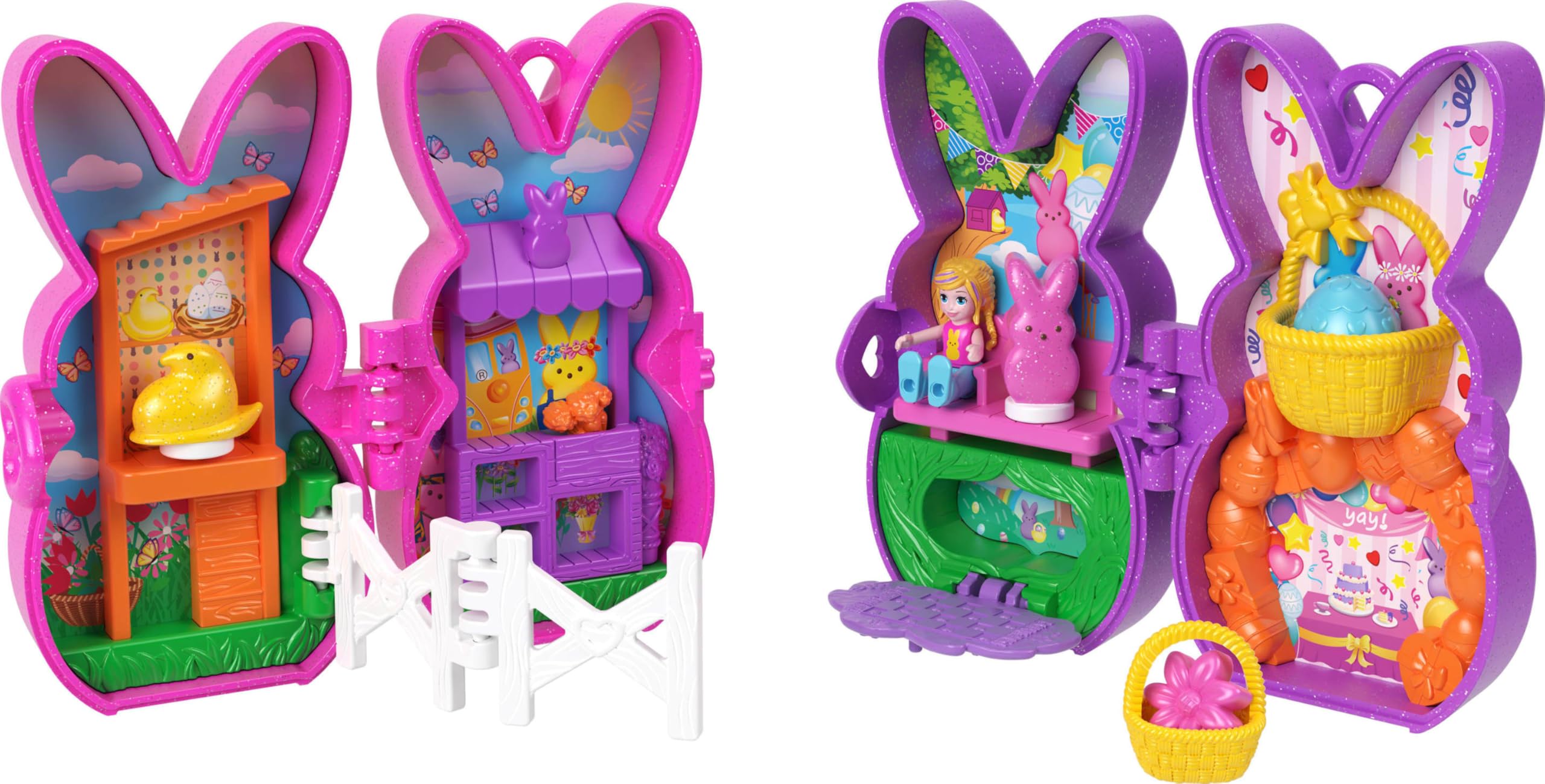 Foto 6 | Toy Polly Pocket X Peeps Con 6 Micromuñecas Y 2 Sets De Juego - Venta Internacional.