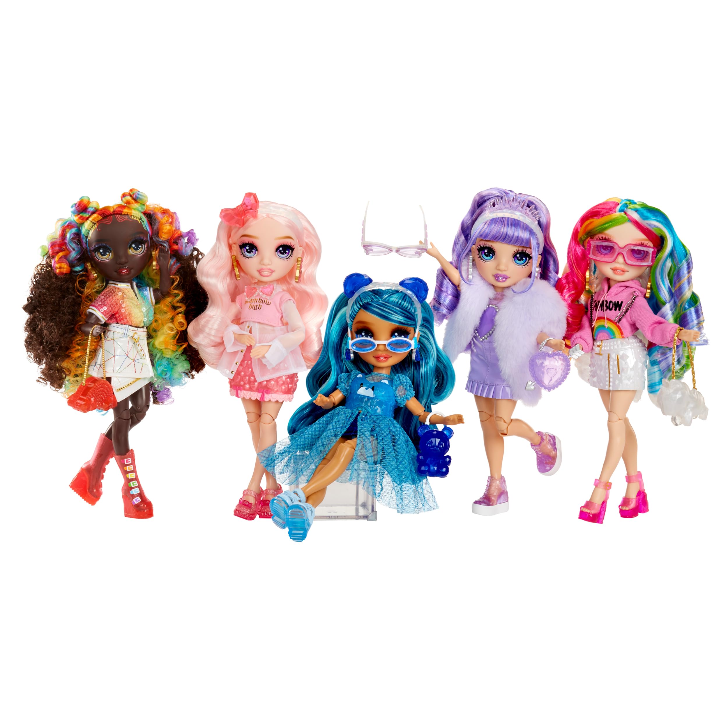 Foto 7 pulgar | Muñeca De Moda Rainbow High Creative Crystals Violet Purple - Venta Internacional.