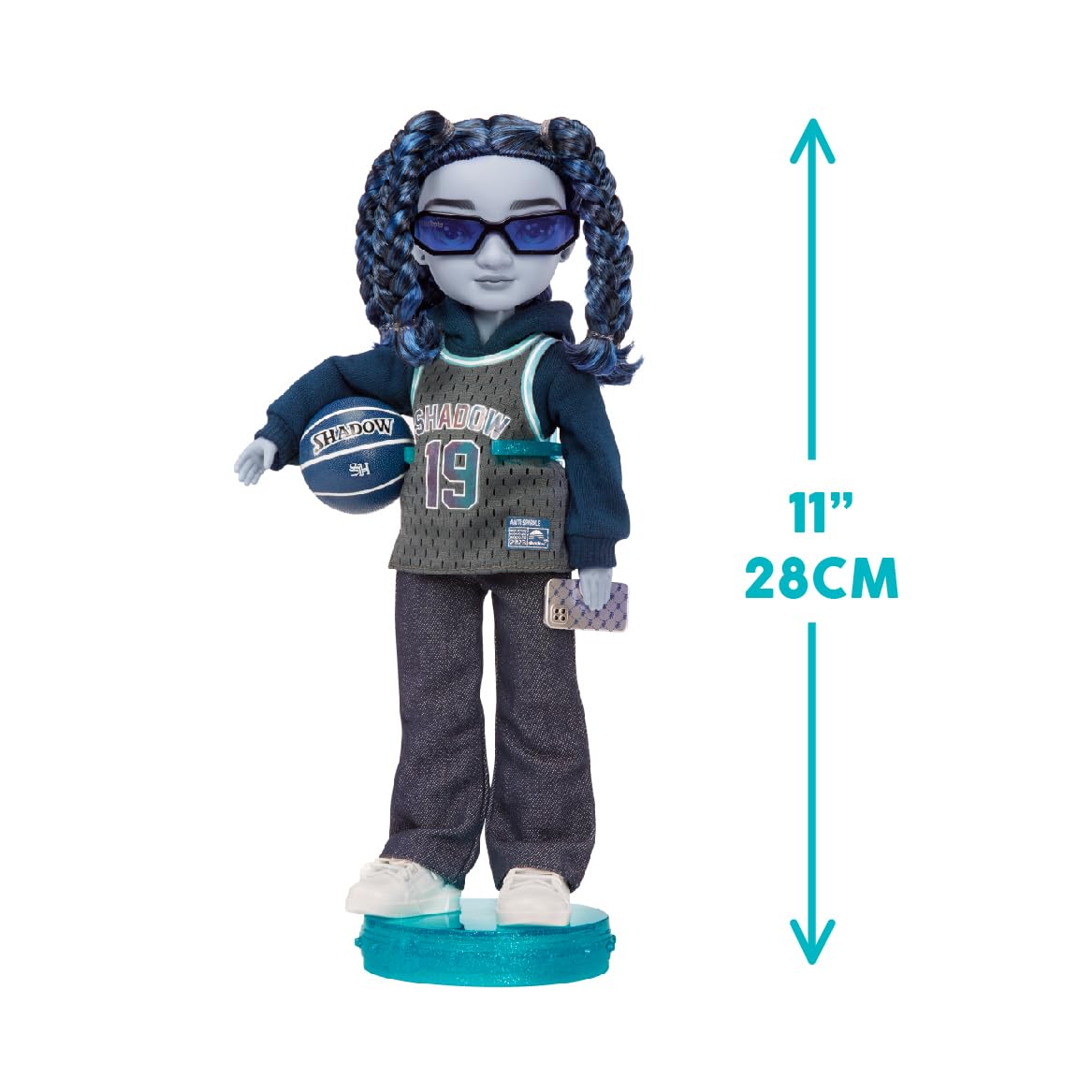 Foto 4 pulgar | Muñeca de Moda Rainbow High Shadow High Oliver Blue Boy - Venta Internacional