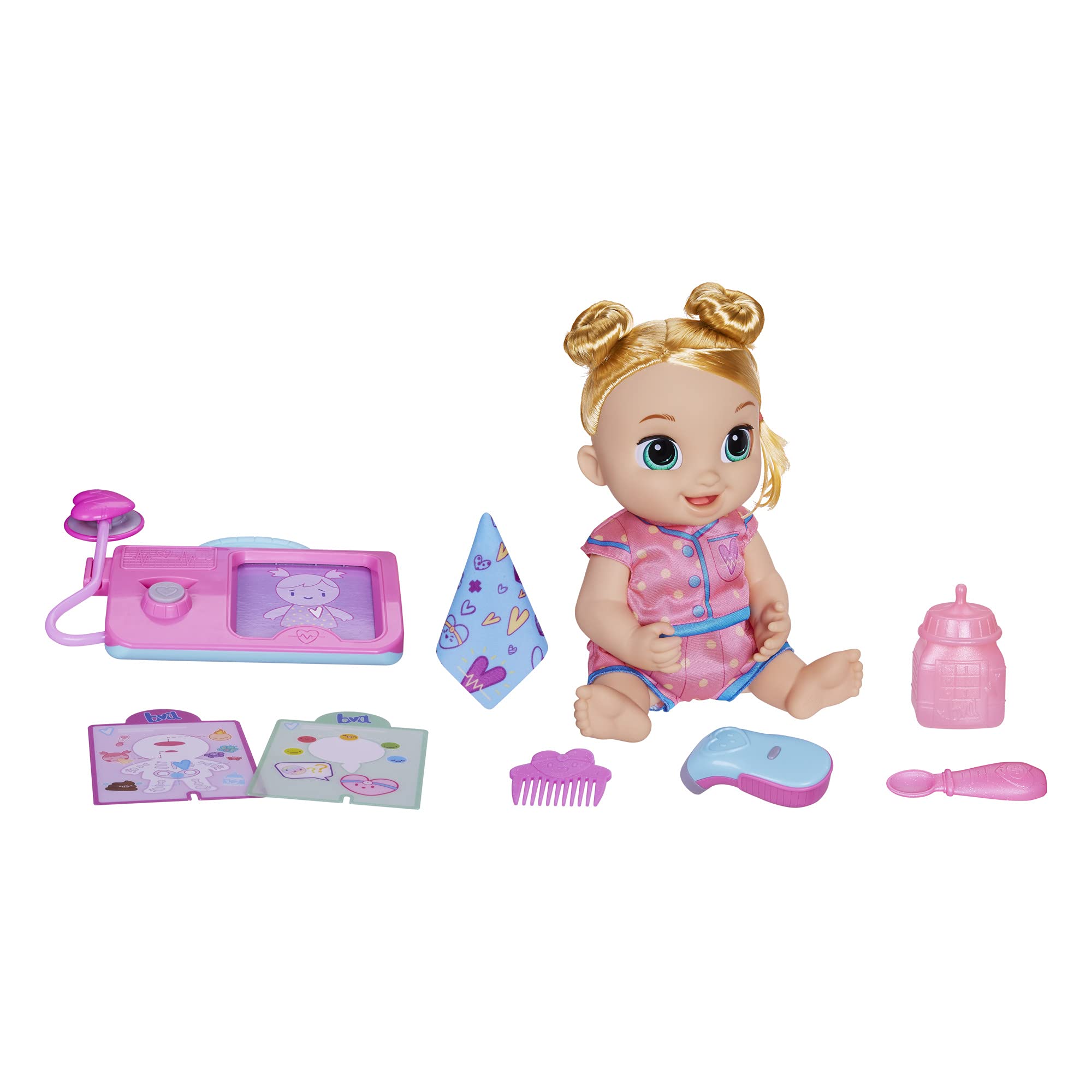 Foto 2 pulgar | Muñeca Interactiva Baby Alive Lulu Achoo De 30 Cm Con Set De Juego Doctor - Venta Internacional.