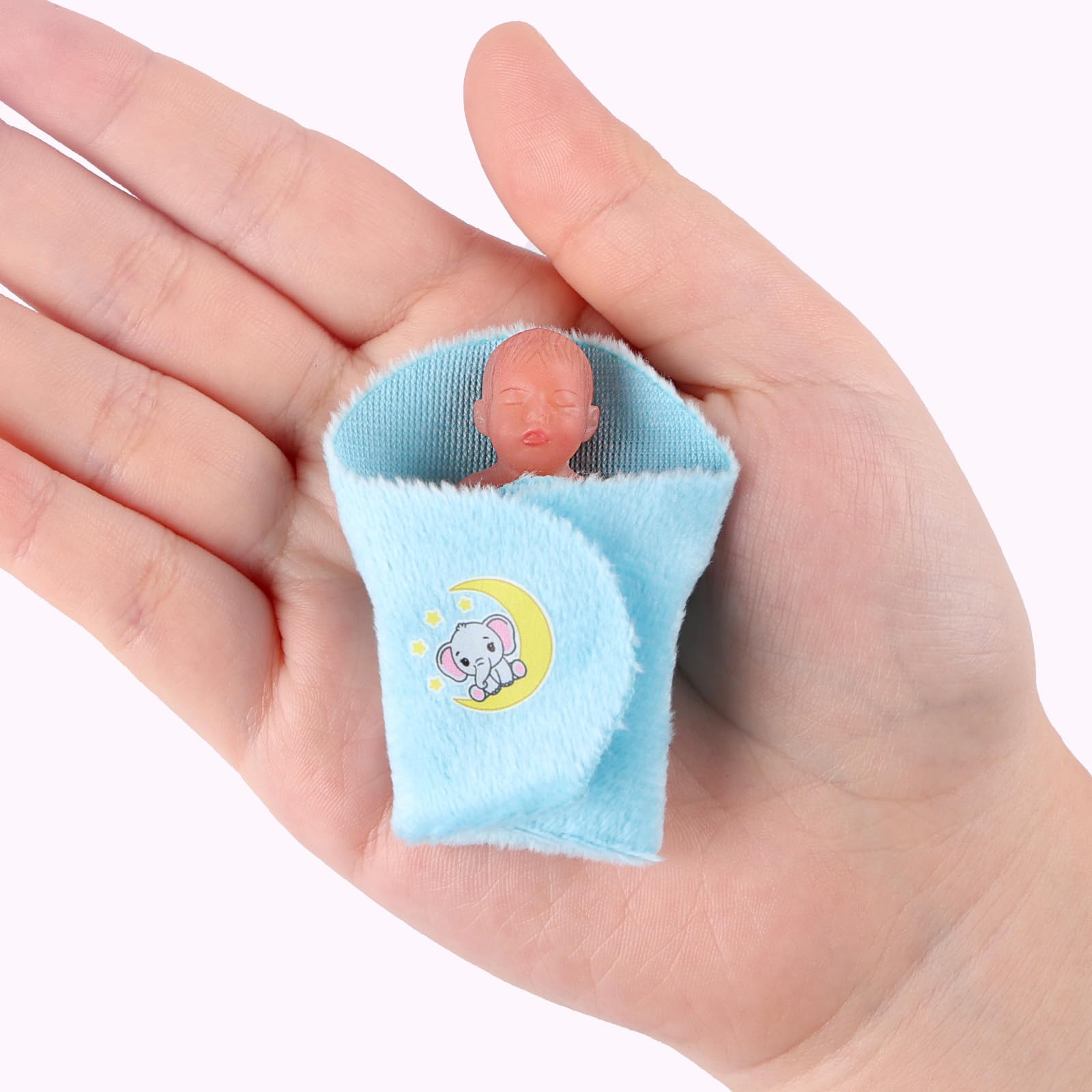 Foto 3 pulgar | Muñeca Pequeña De Silicona Babeside Realista De 8 Cm Con Accesorio - Venta Internacional.