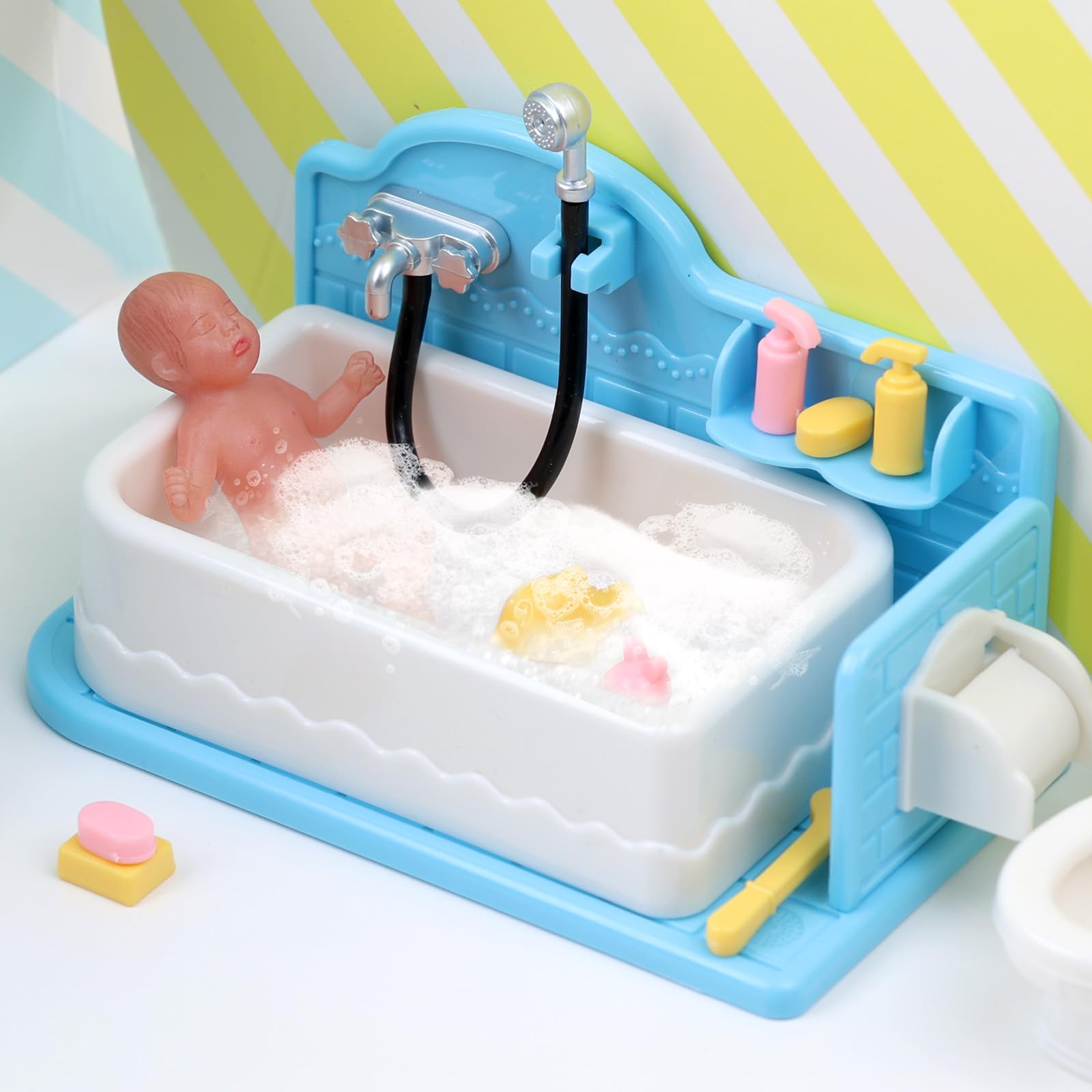 Foto 4 pulgar | Muñeca Pequeña De Silicona Babeside Realista De 8 Cm Con Accesorio - Venta Internacional.