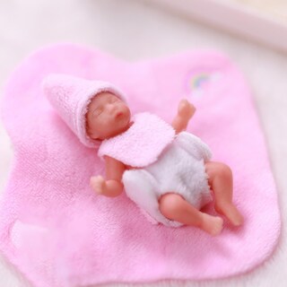 Foto 3 | Minimuñeca De Silicona Babeside Realista Para Niña Recién Nacida De 8 Cm - Venta Internacional.