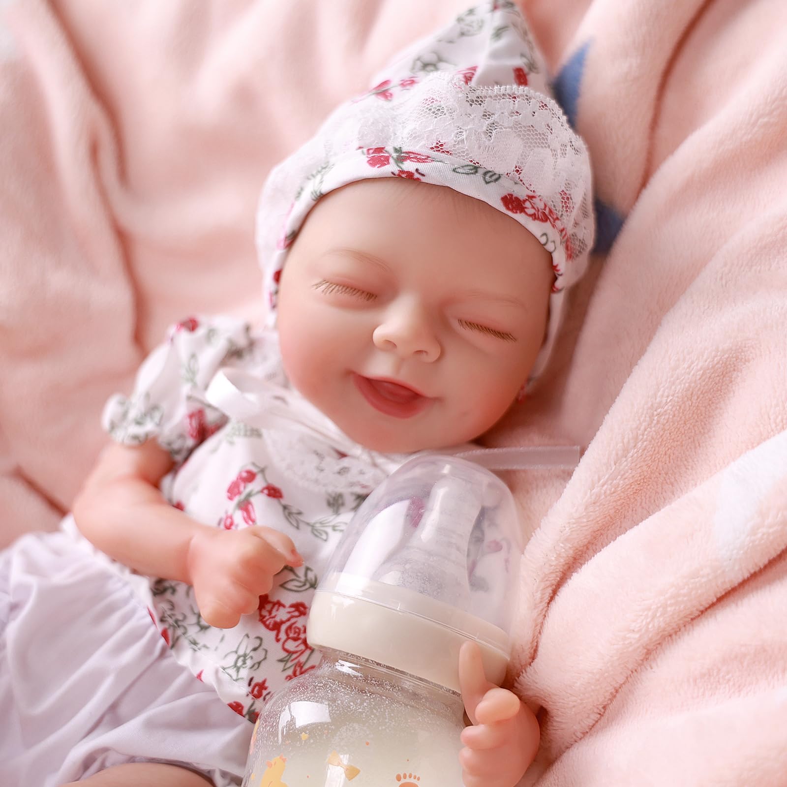 Foto 4 pulgar | Muñeca Reborn Babeside Realista De 30 Cm Con Cuerpo Suave Para Niña De 3 Años O Más - Venta Internacional.