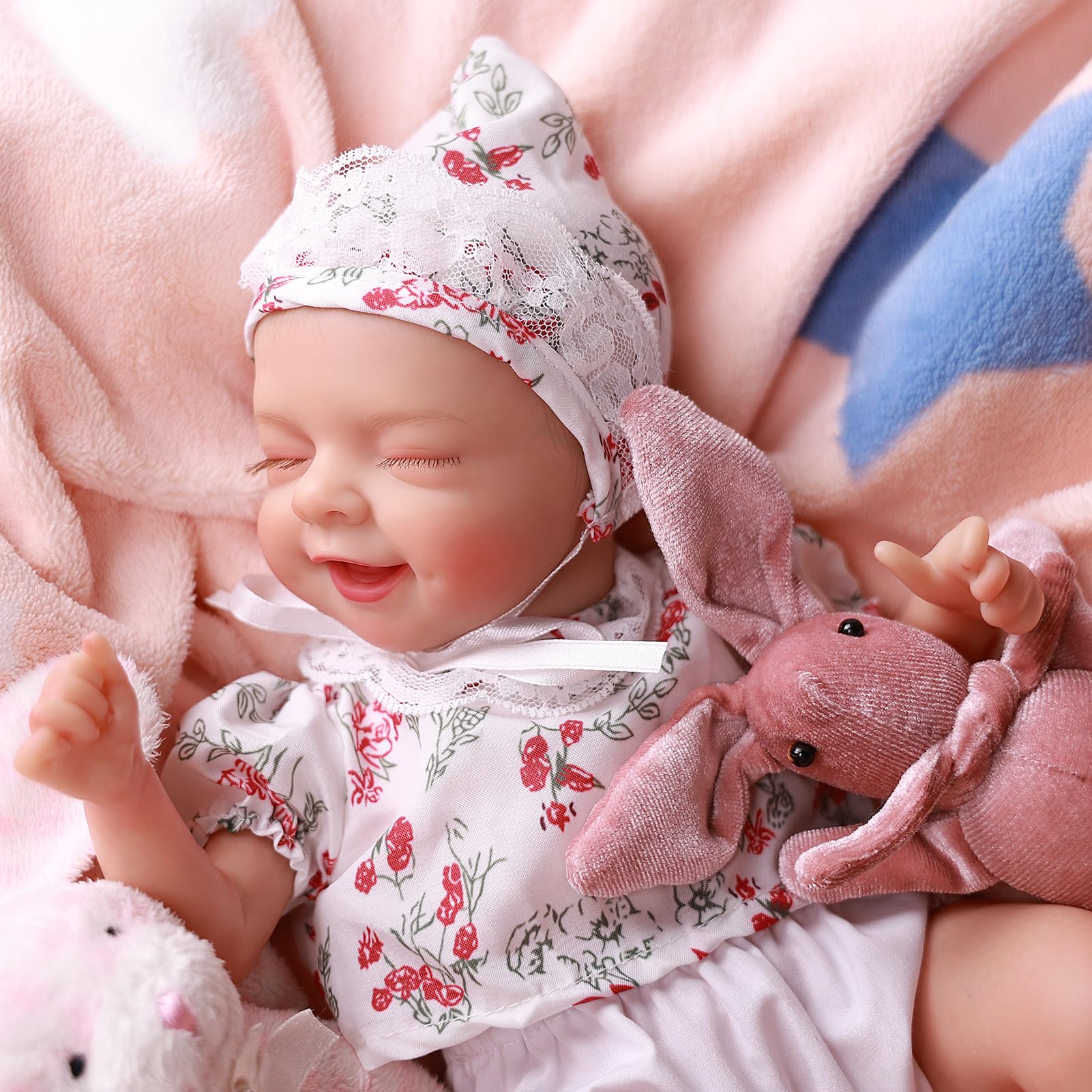 Foto 6 pulgar | Muñeca Reborn Babeside Realista De 30 Cm Con Cuerpo Suave Para Niña De 3 Años O Más - Venta Internacional.