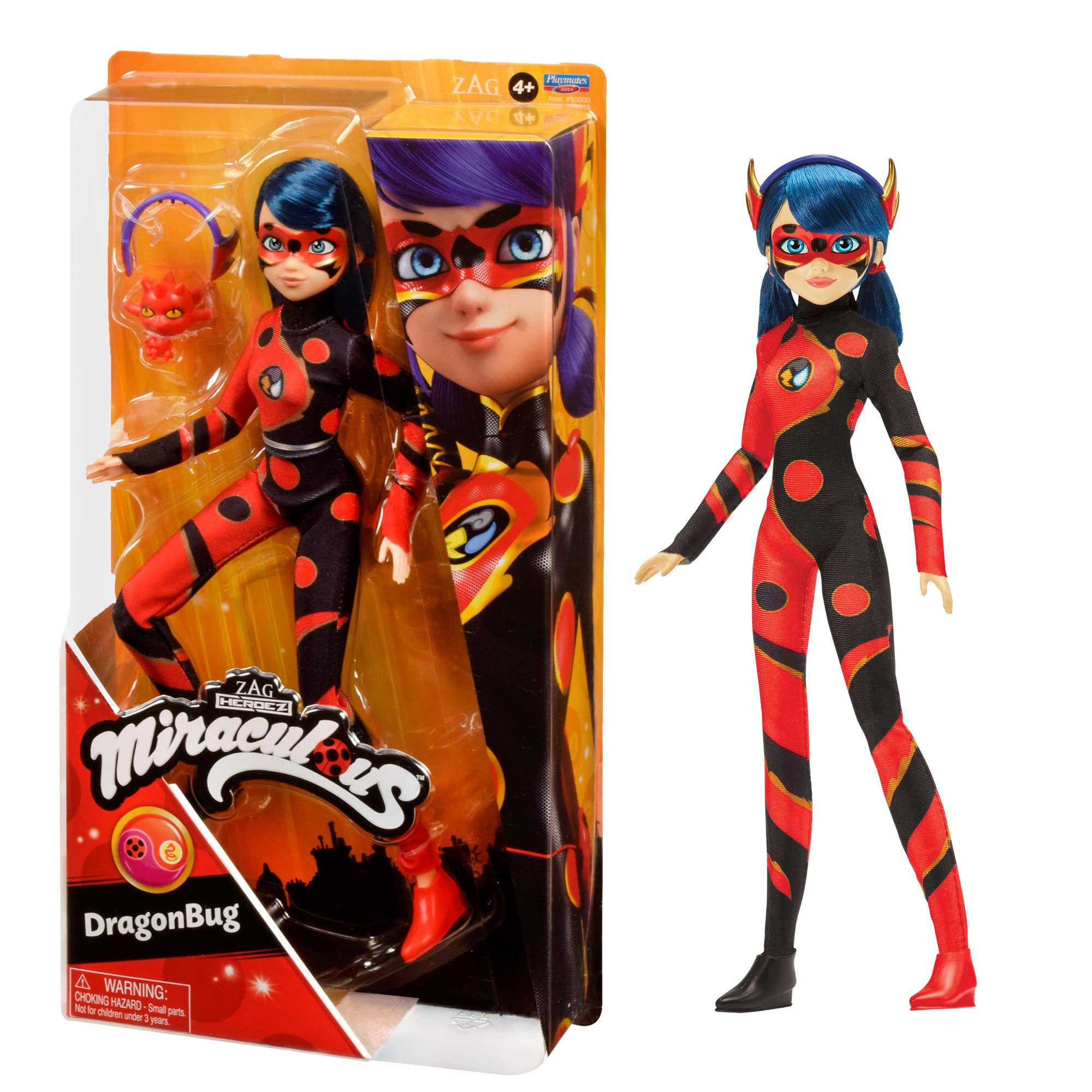 Foto 2 pulgar | Muñeca Moderna Bandai Miraculous Ladybug Dragon Bug De 26 Cm Con Acc - Venta Internacional.