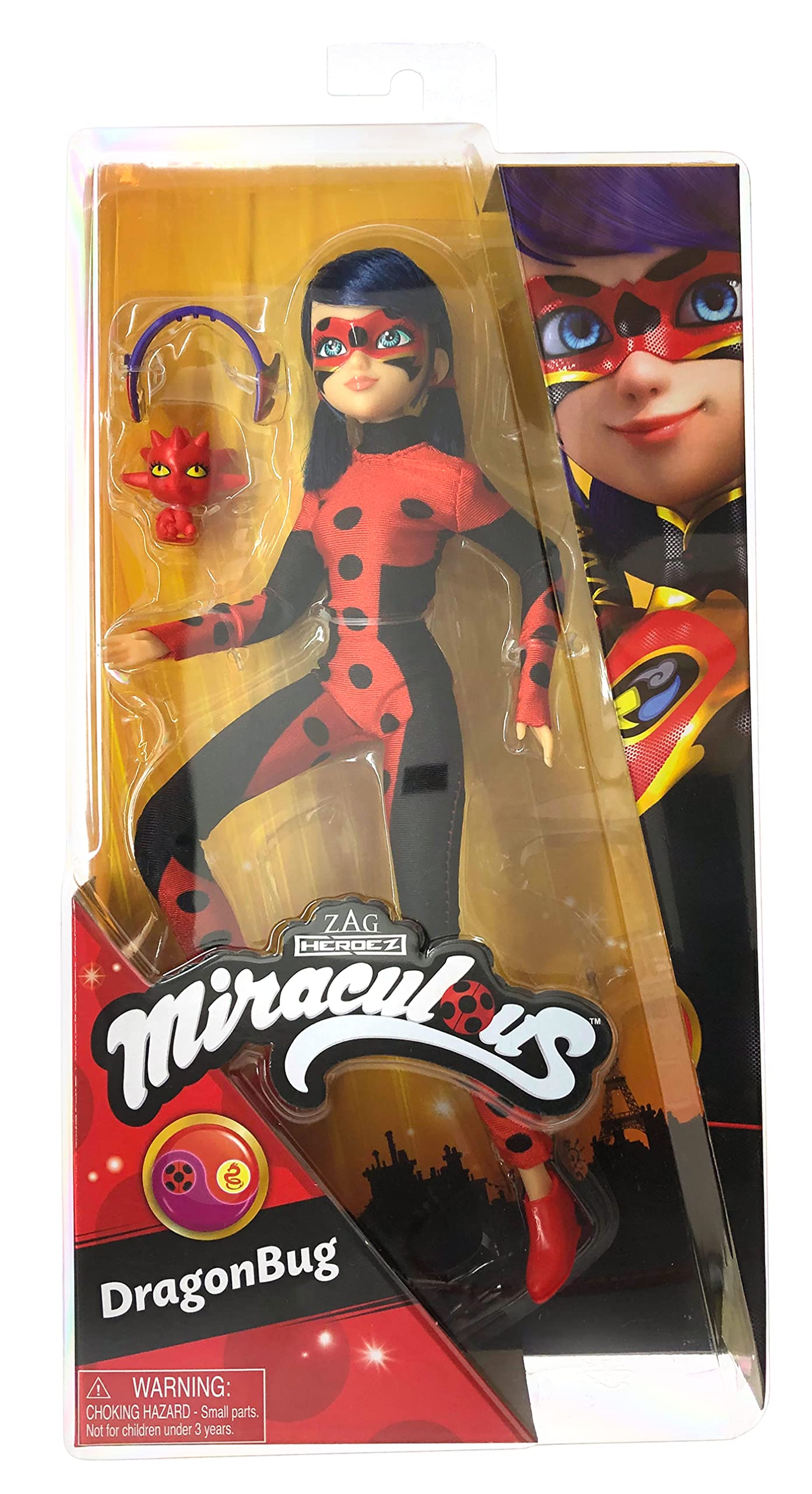 Foto 7 pulgar | Muñeca Moderna Bandai Miraculous Ladybug Dragon Bug De 26 Cm Con Acc - Venta Internacional.