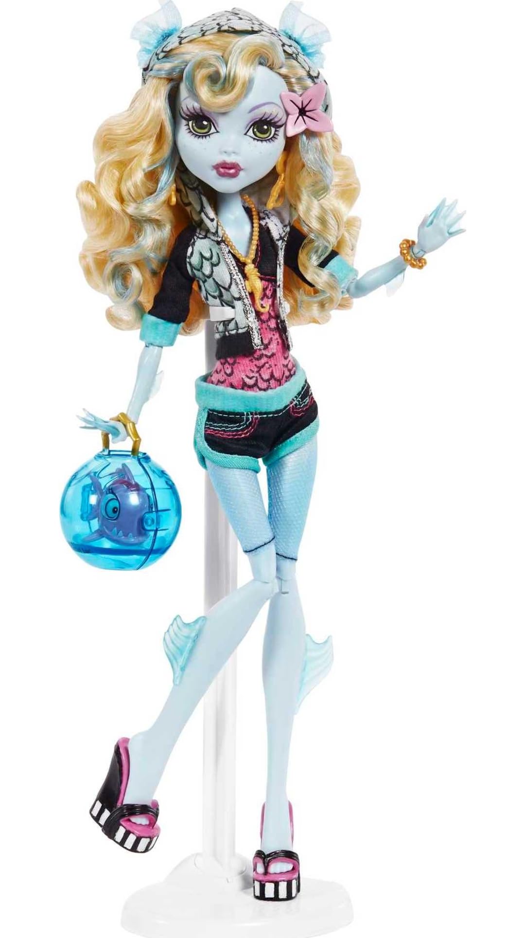Foto 2 pulgar | Muñeca De Reproducción Monster High Lagoona Blue Con Accesorios - Venta Internacional.