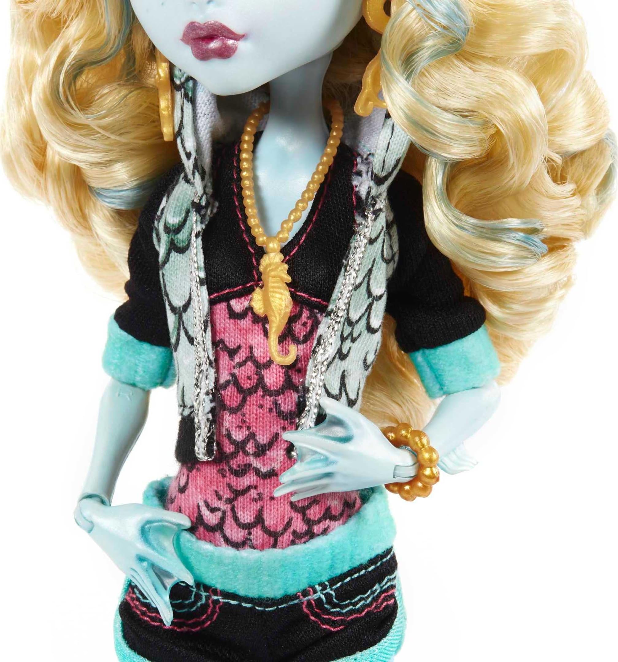Foto 5 pulgar | Muñeca De Reproducción Monster High Lagoona Blue Con Accesorios - Venta Internacional.
