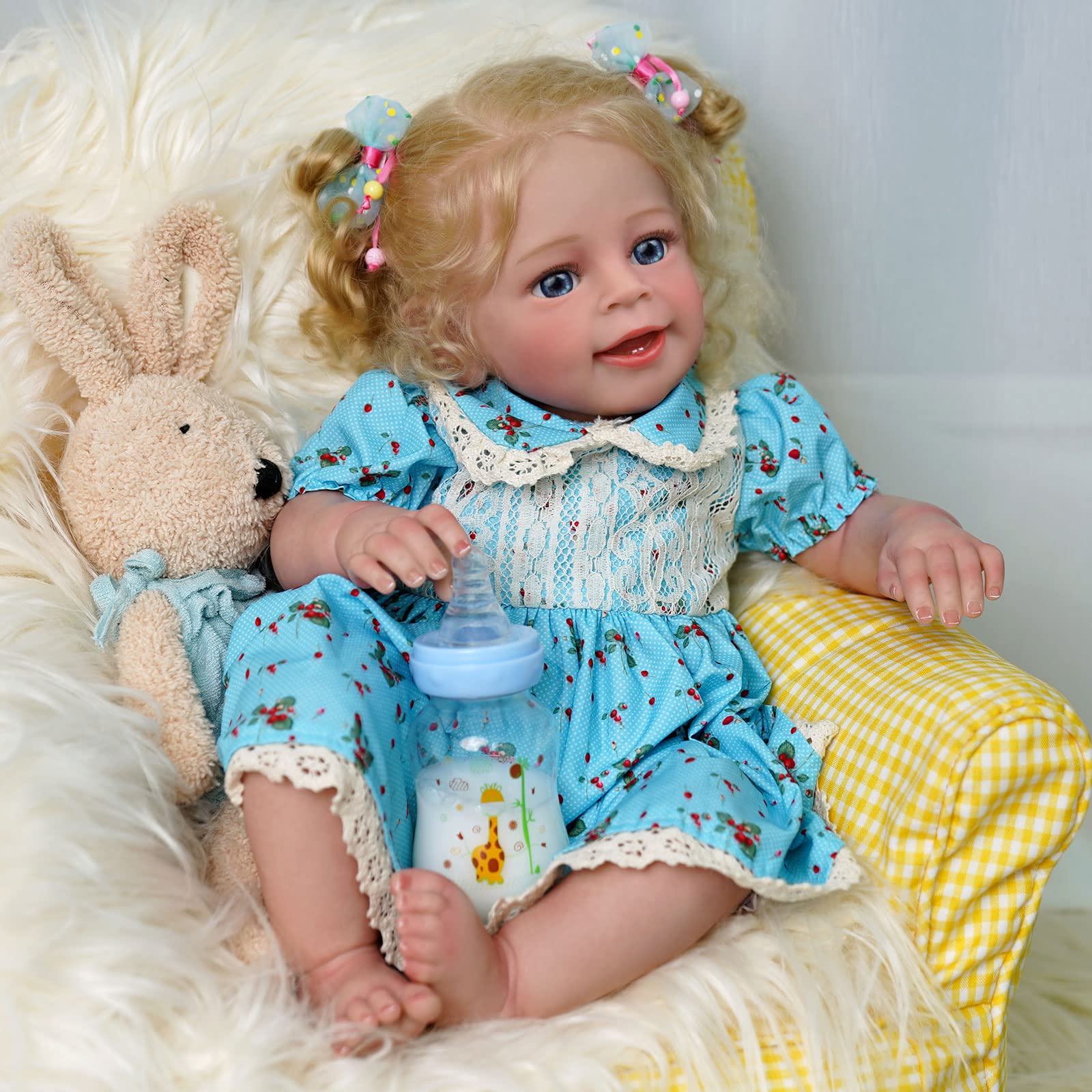 Foto 4 pulgar | Muñeca Renacida Jizhi, Realista, Rubia Recién Nacida - Venta Internacional.
