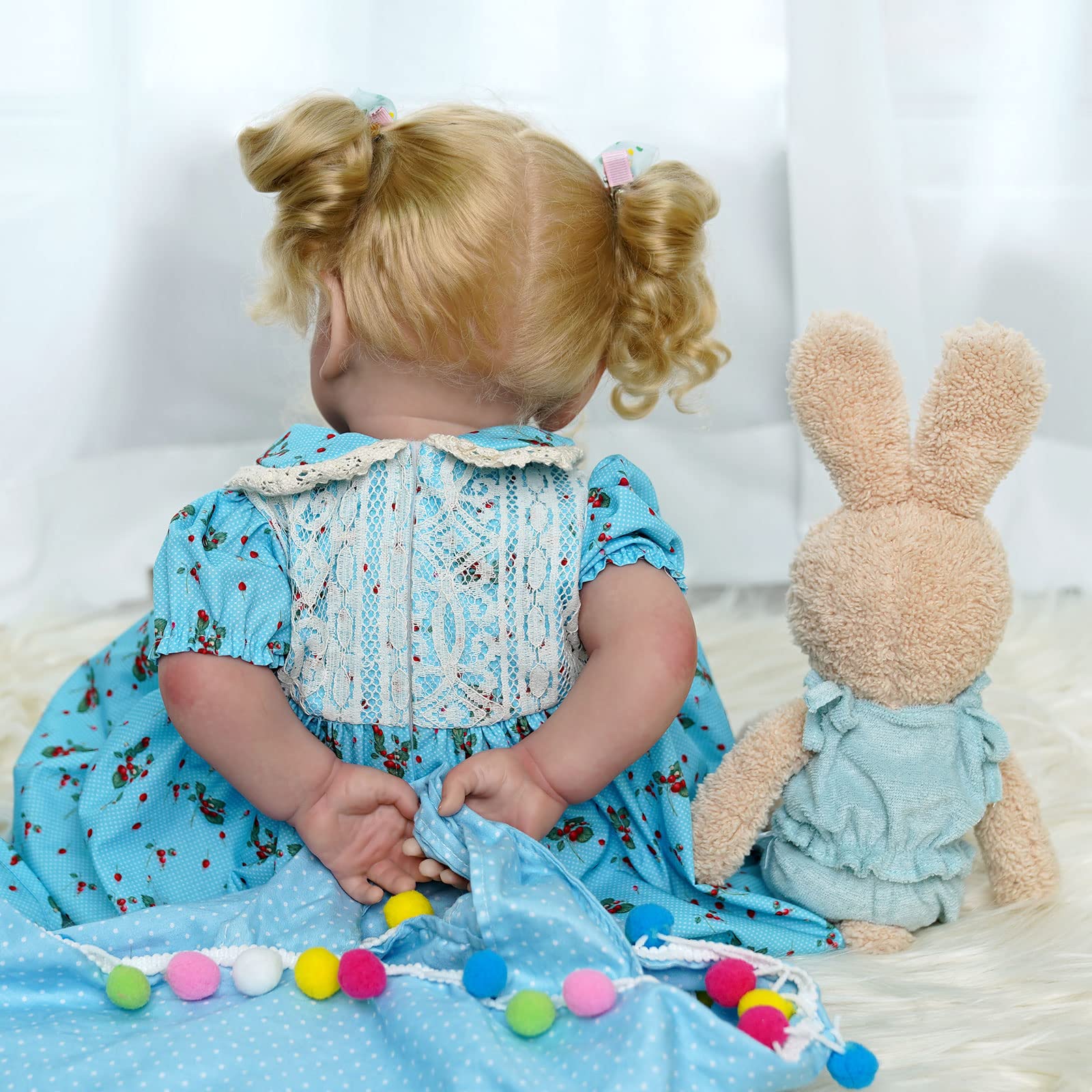 Foto 6 pulgar | Muñeca Renacida Jizhi, Realista, Rubia Recién Nacida - Venta Internacional.