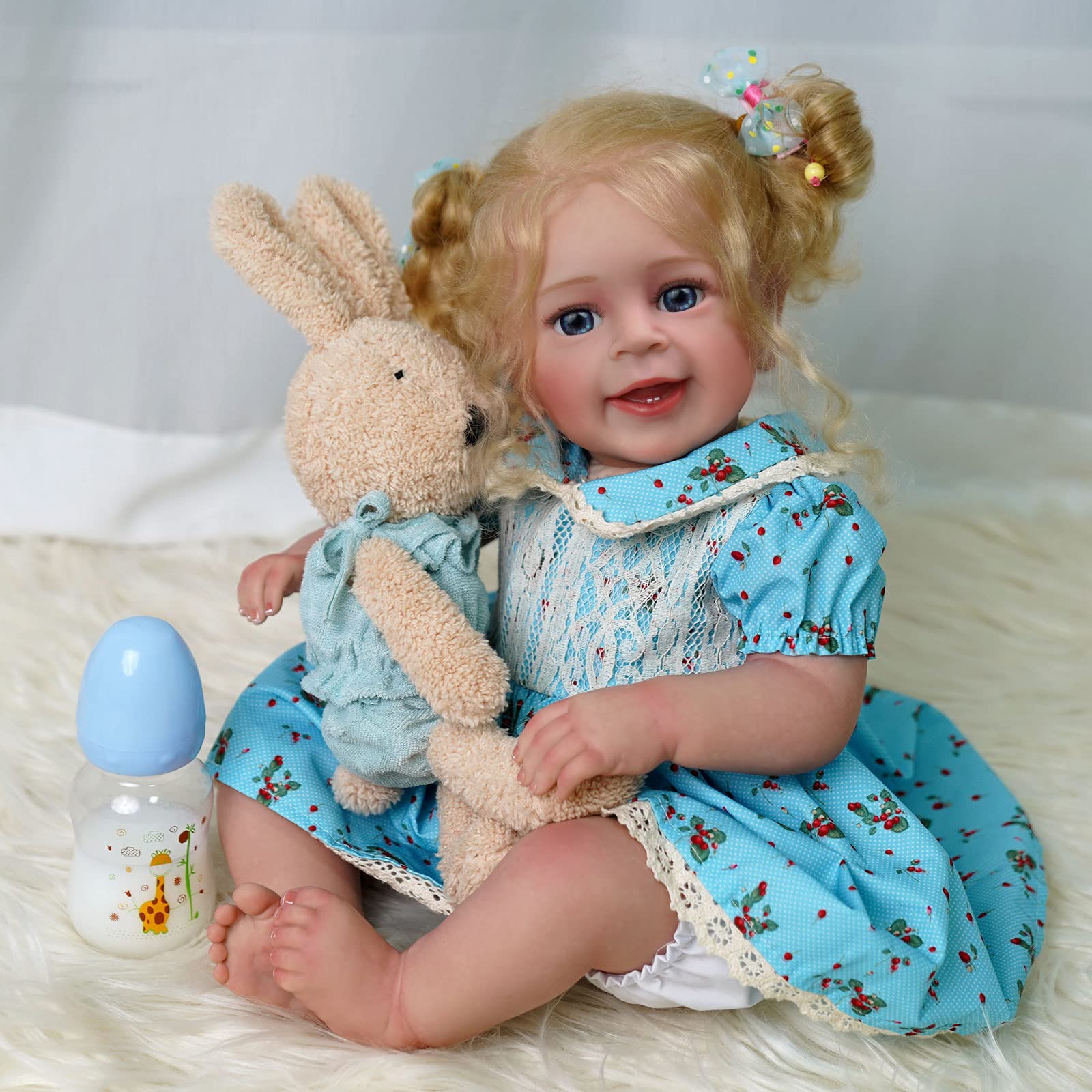 Foto 8 pulgar | Muñeca Renacida Jizhi, Realista, Rubia Recién Nacida - Venta Internacional.
