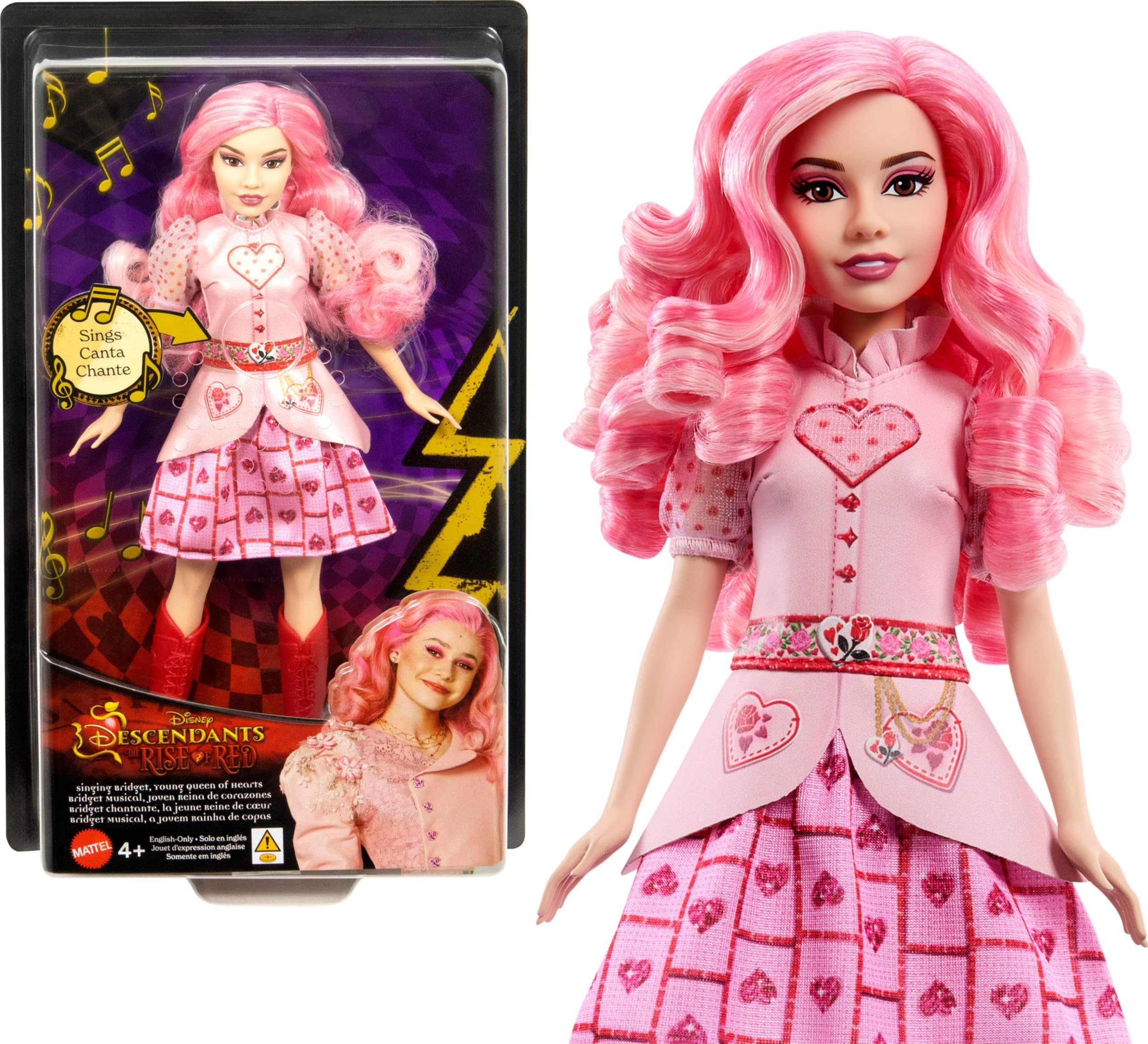 Muñeca Mattel Disney Descendants El Ascenso De Red Singing Bridget - Venta Internacional.
