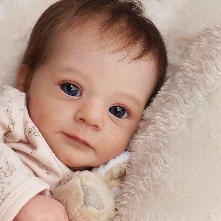 Foto 3 pulgar | Muñeca Reborn Baby Girl Brags Claire De 18 Pulgadas Con Cabello Castaño - Venta Internacional.