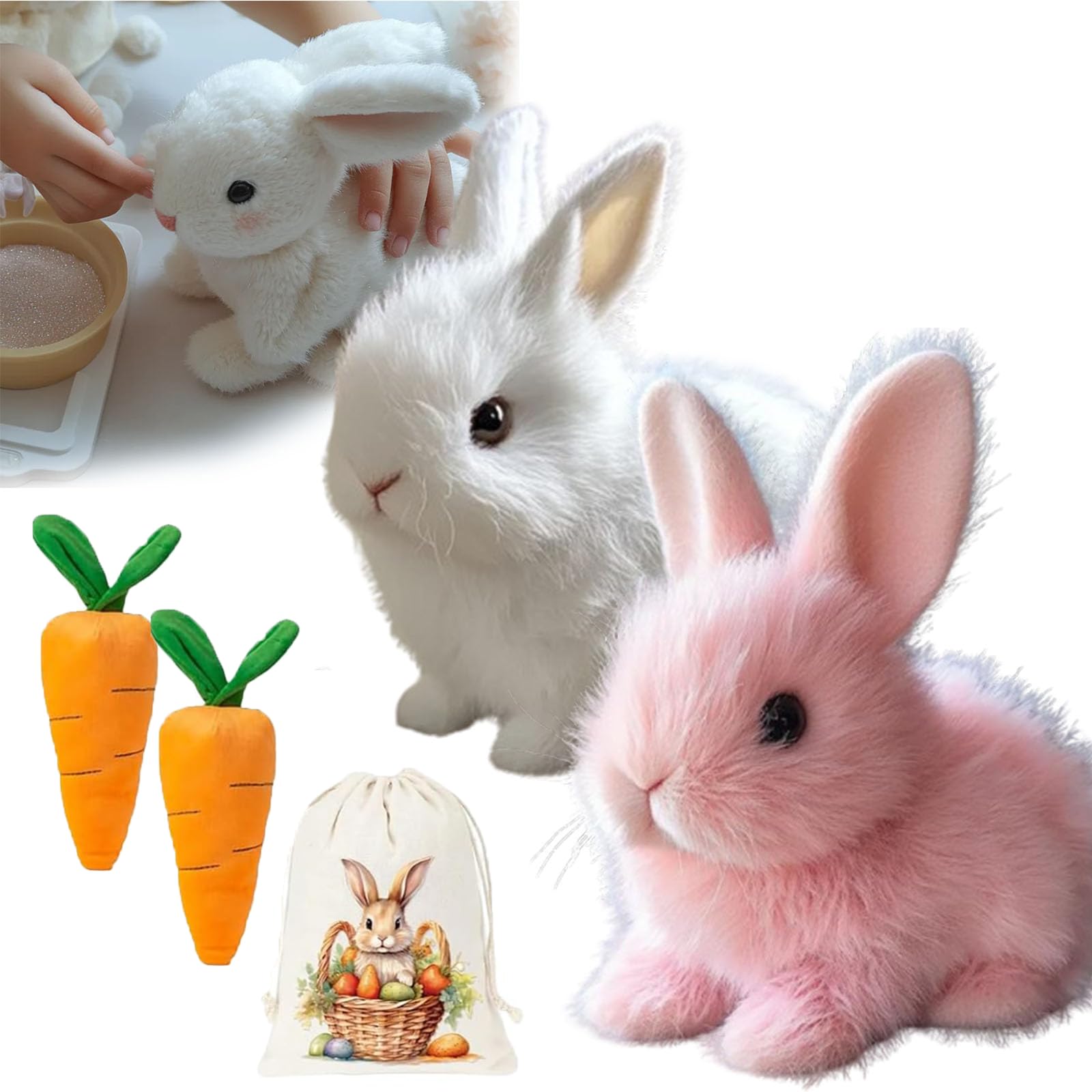 Robot Bunbi De Toy Bunny Para Niños Que Responde Al Tacto Y A La Voz - Venta Internacional.