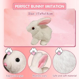Foto 6 | Robot Bunbi De Toy Bunny Para Niños Que Responde Al Tacto Y A La Voz - Venta Internacional.